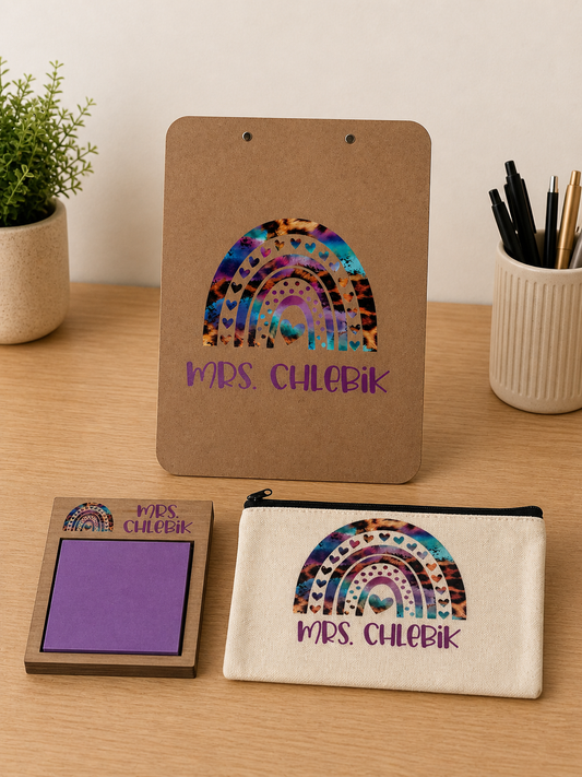 Personalized Teacher Desk Gift Set
