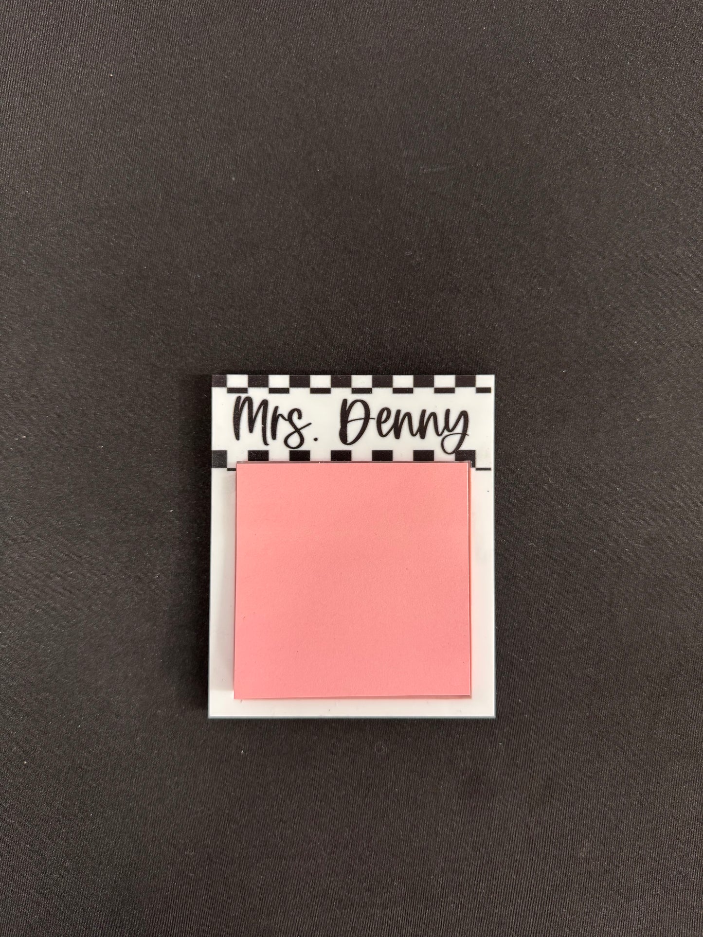 Checker print custom teacher name bundle