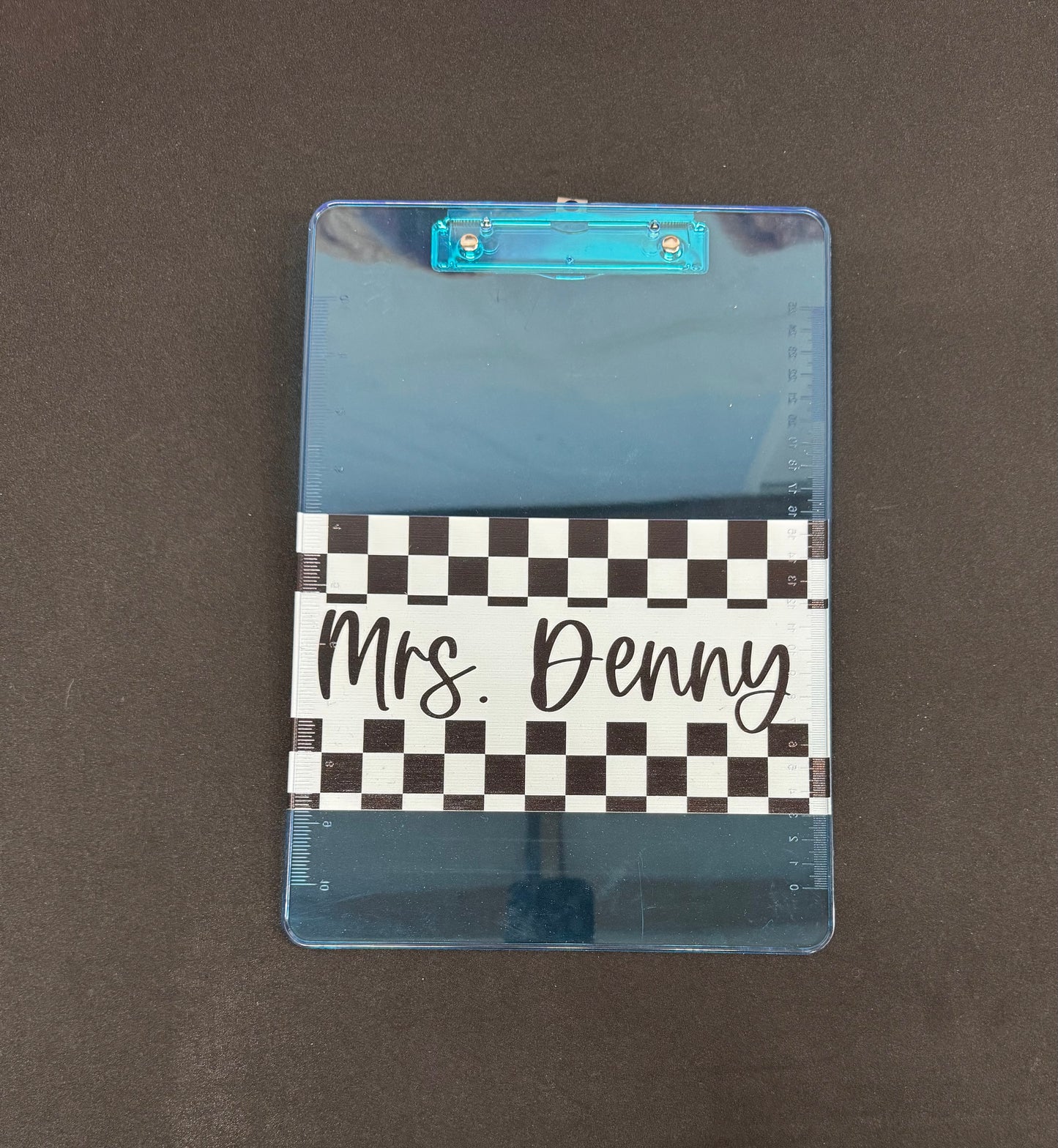 Checker print custom teacher name bundle
