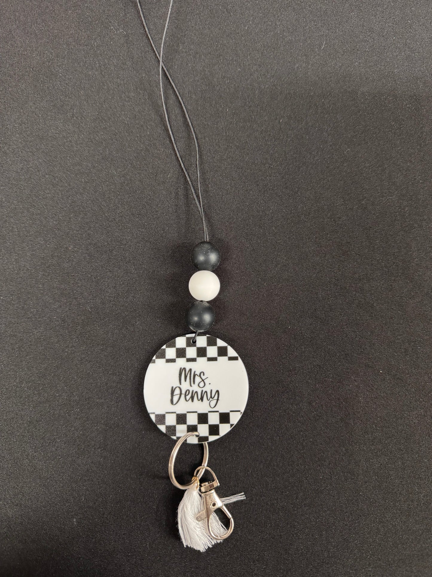 Checker print custom teacher name bundle