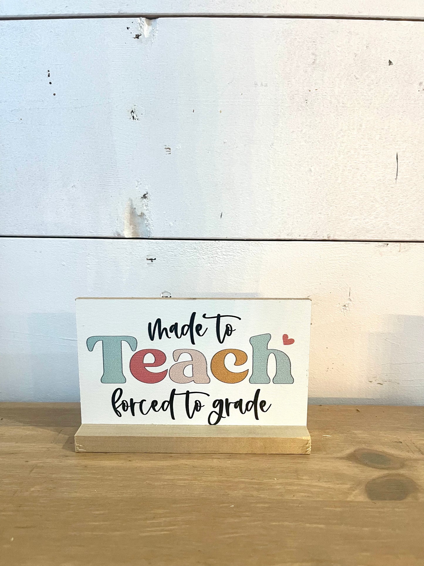 boho classroom sayings small wooden desk sign cards wood stand attendance shine bright make today count