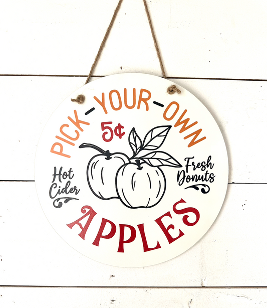 Fall farmhouse new Circle Door Hanger