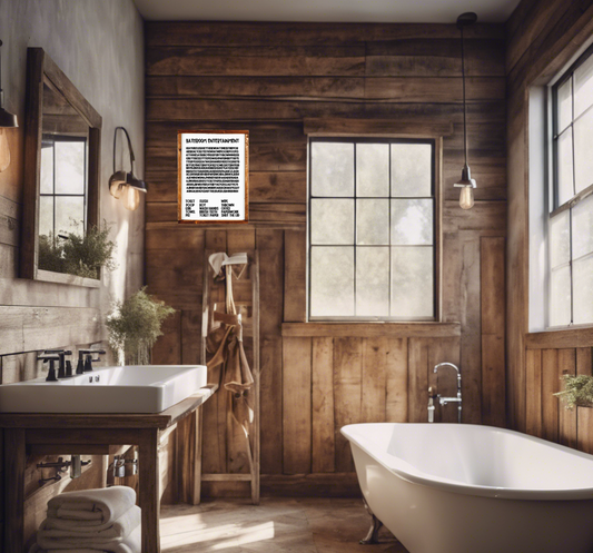 BATHROOM ENTERTAINMENT WORD SEARCH