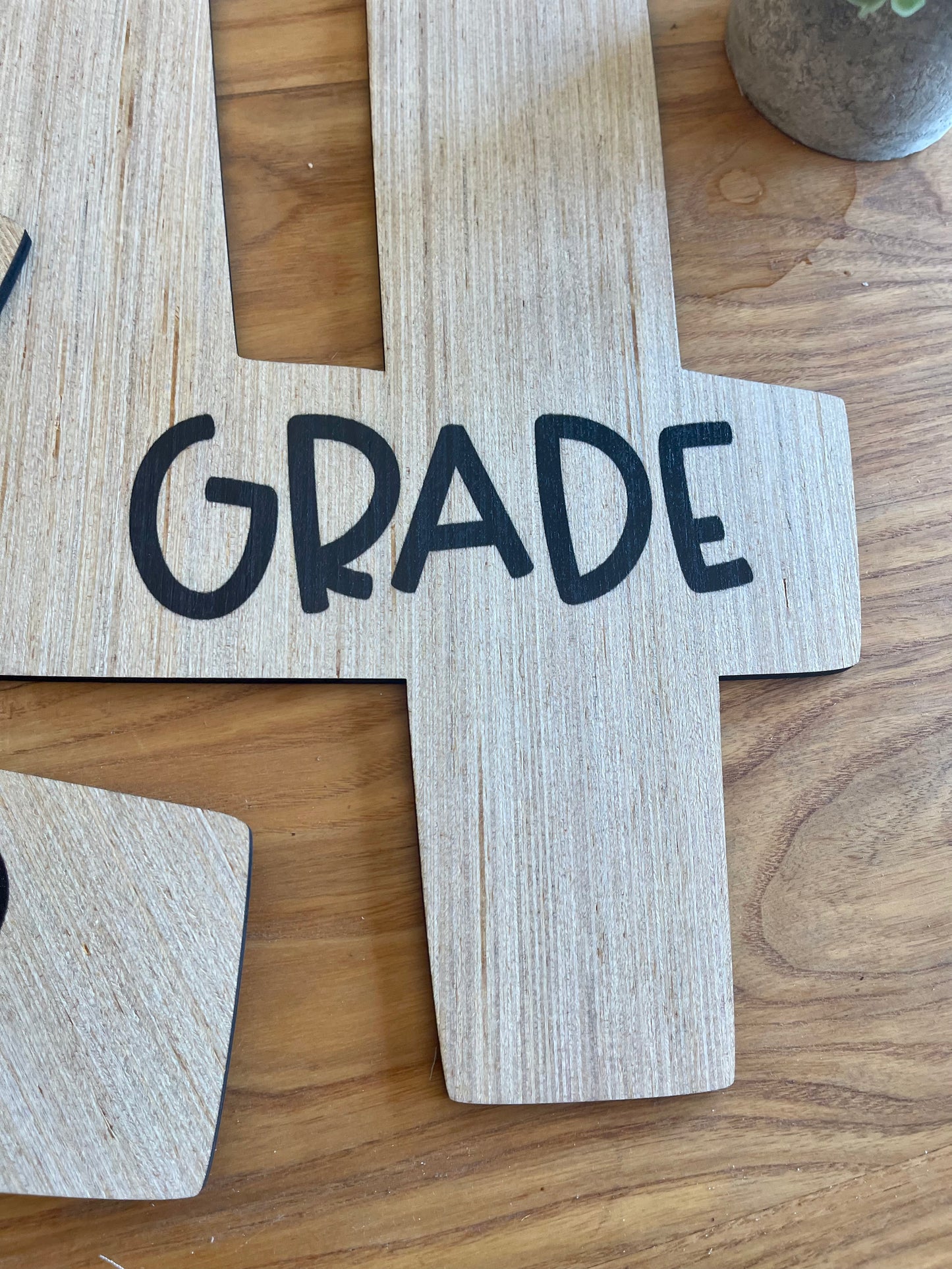 Grade Level Cut Out Signs