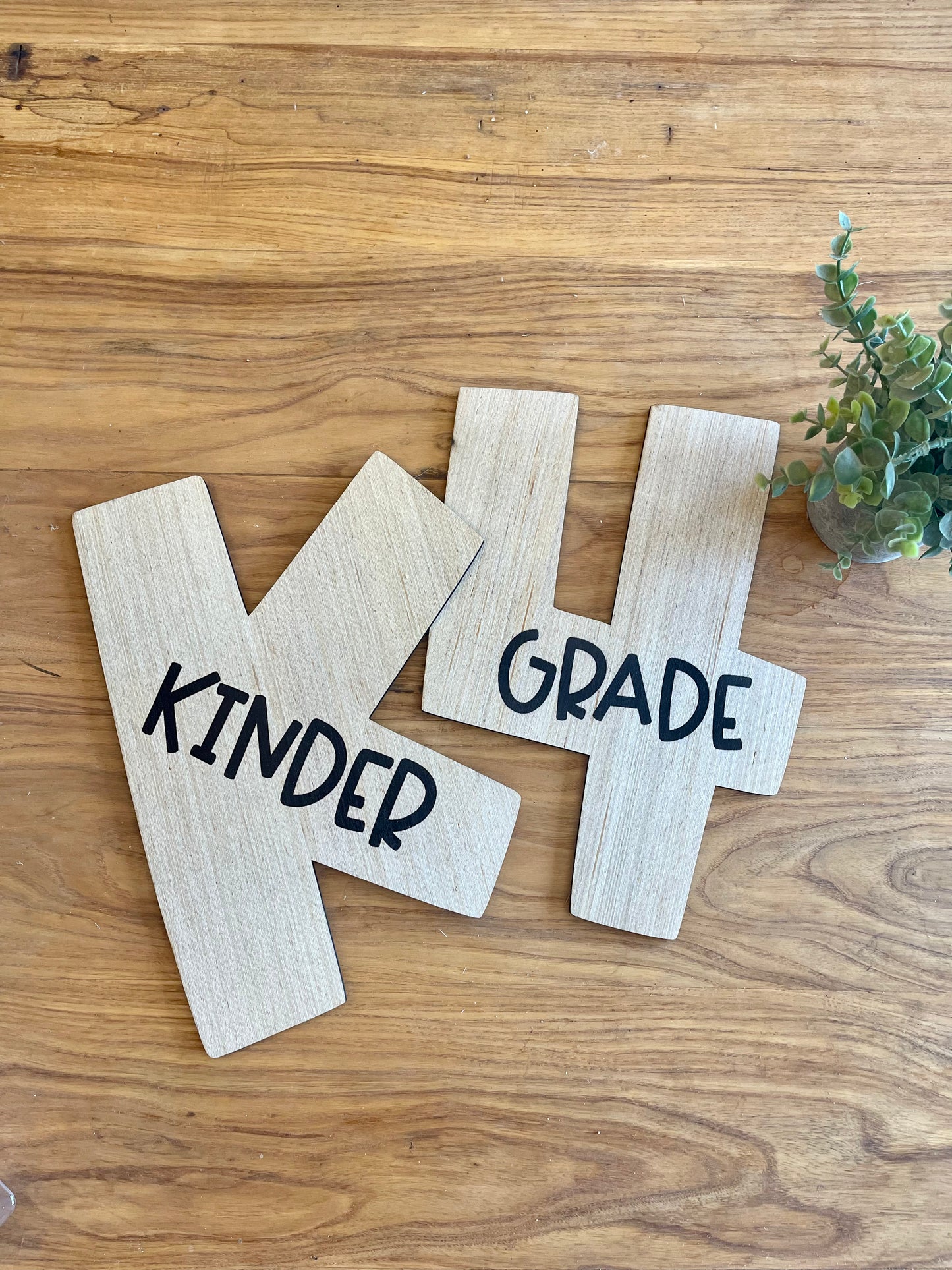 Grade Level Cut Out Signs