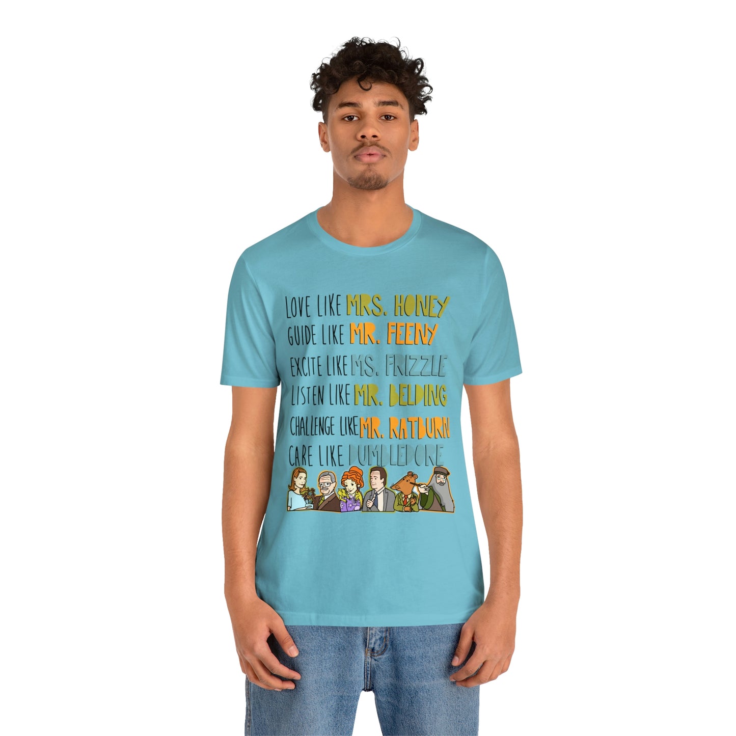 Love like miss honey favorite famous teacher shirt Unisex Jersey Short Sleeve Tee