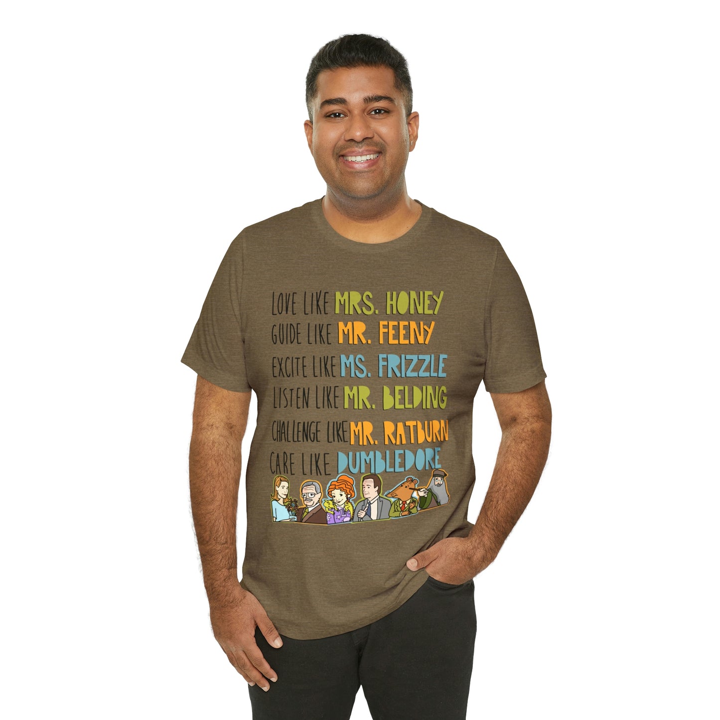 Love like miss honey favorite famous teacher shirt Unisex Jersey Short Sleeve Tee