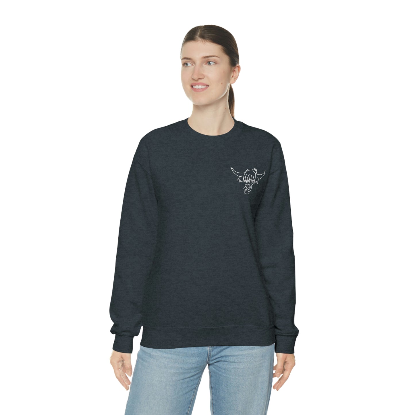 Simply Highland Cow Unisex Heavy Blend™ Crewneck Sweatshirt