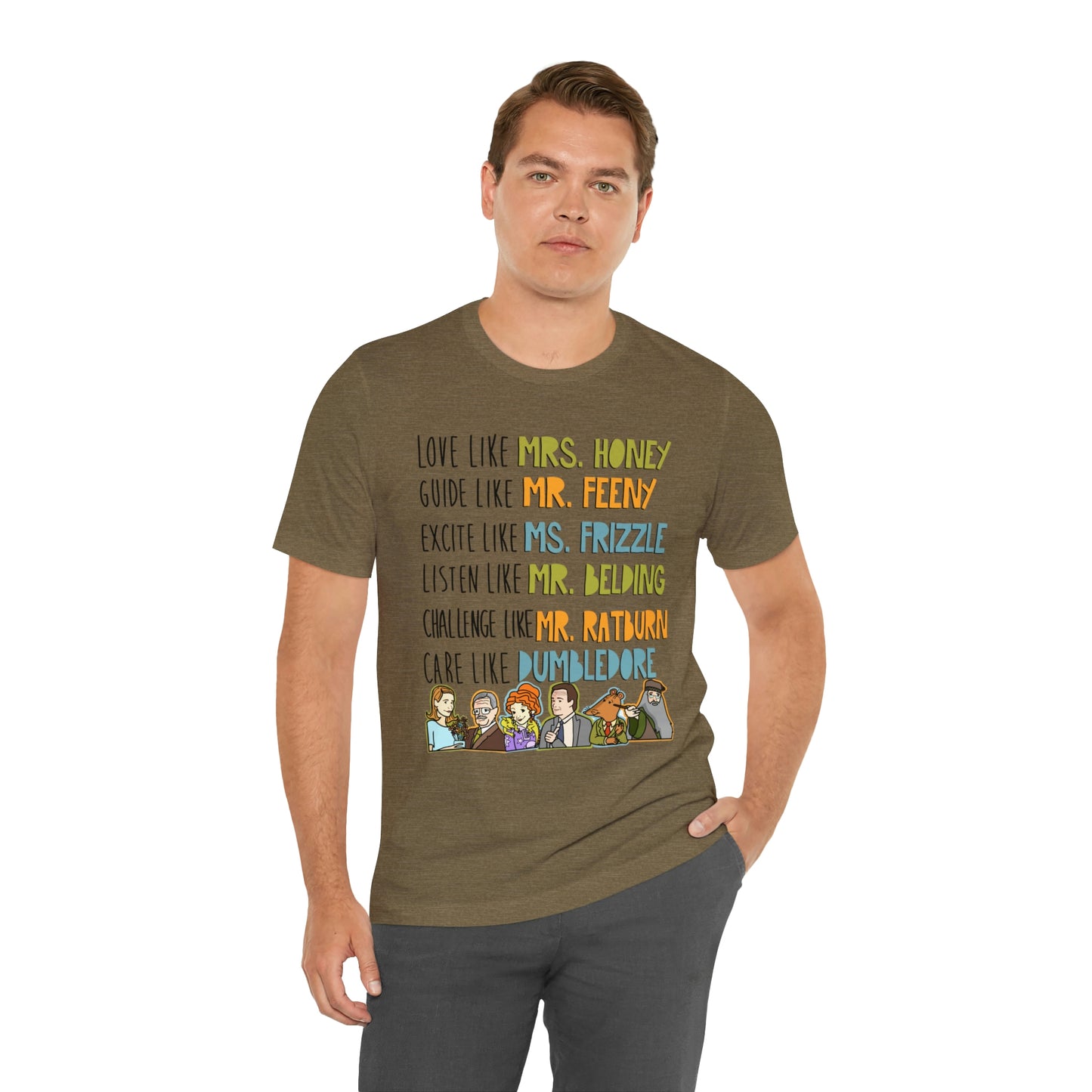Love like miss honey favorite famous teacher shirt Unisex Jersey Short Sleeve Tee