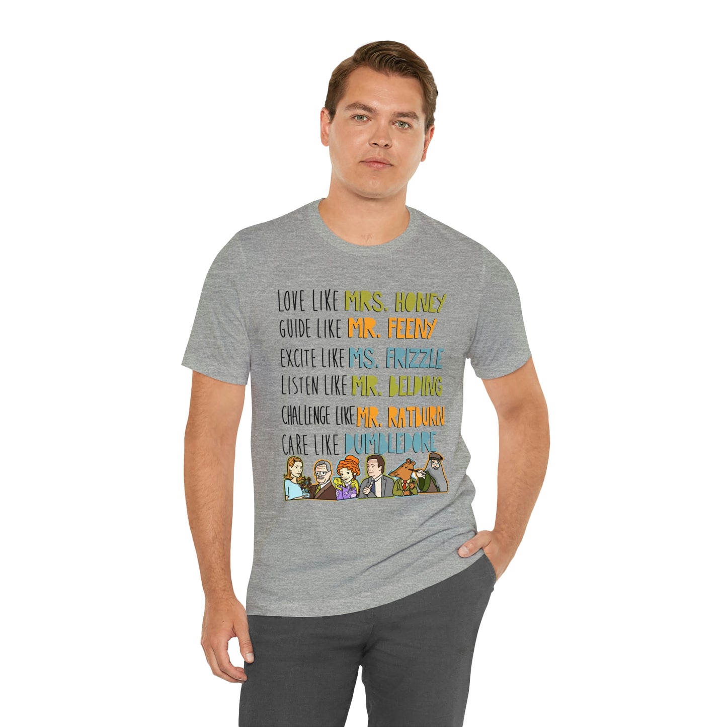 Love like miss honey favorite famous teacher shirt Unisex Jersey Short Sleeve Tee