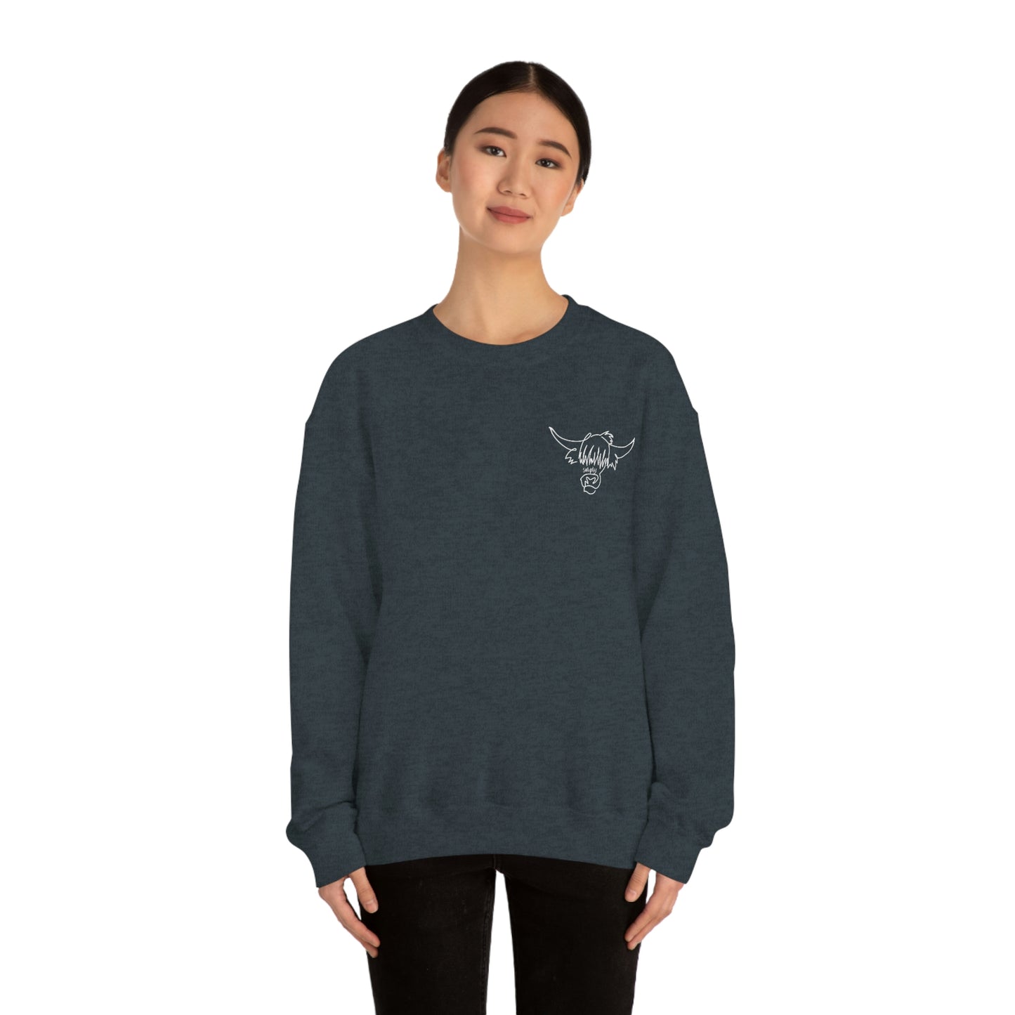 Simply Highland Cow Unisex Heavy Blend™ Crewneck Sweatshirt