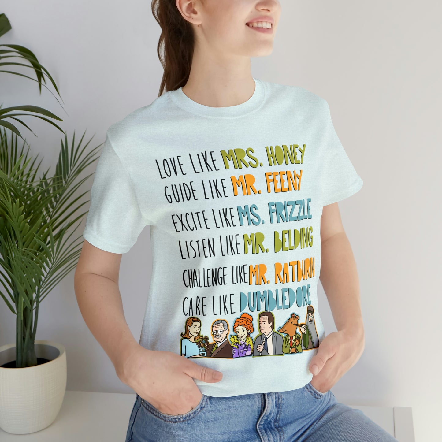 Love like miss honey favorite famous teacher shirt Unisex Jersey Short Sleeve Tee