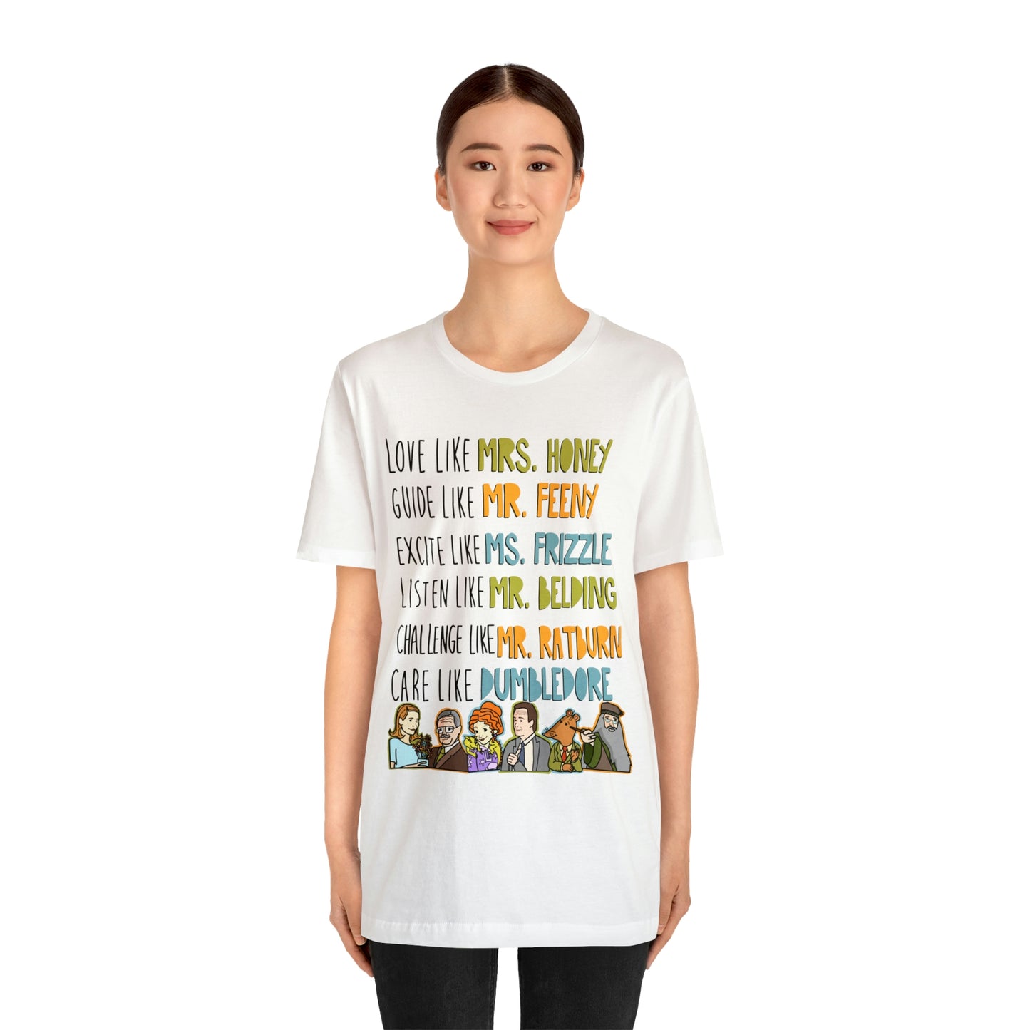 Love like miss honey favorite famous teacher shirt Unisex Jersey Short Sleeve Tee