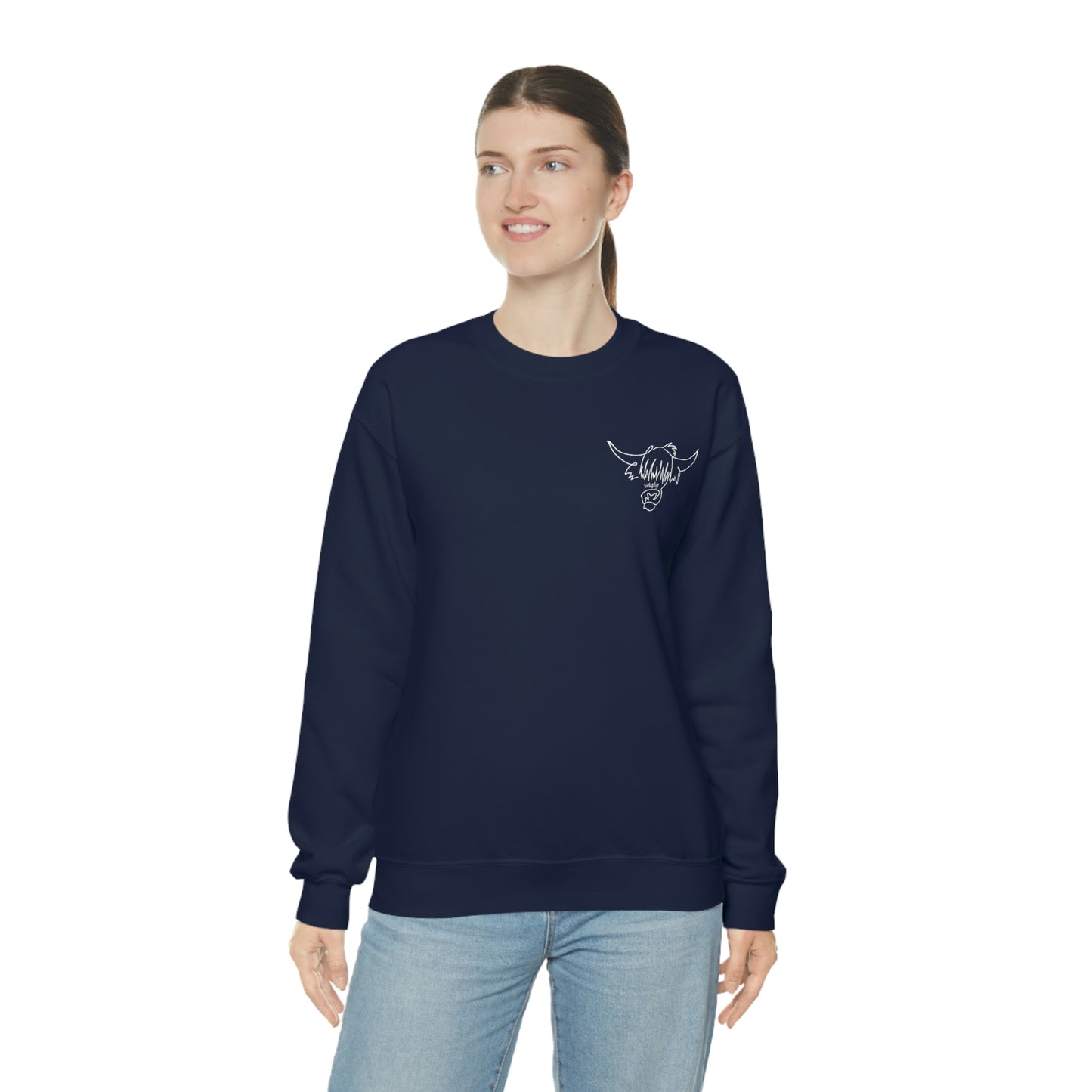 Simply Highland Cow Unisex Heavy Blend™ Crewneck Sweatshirt