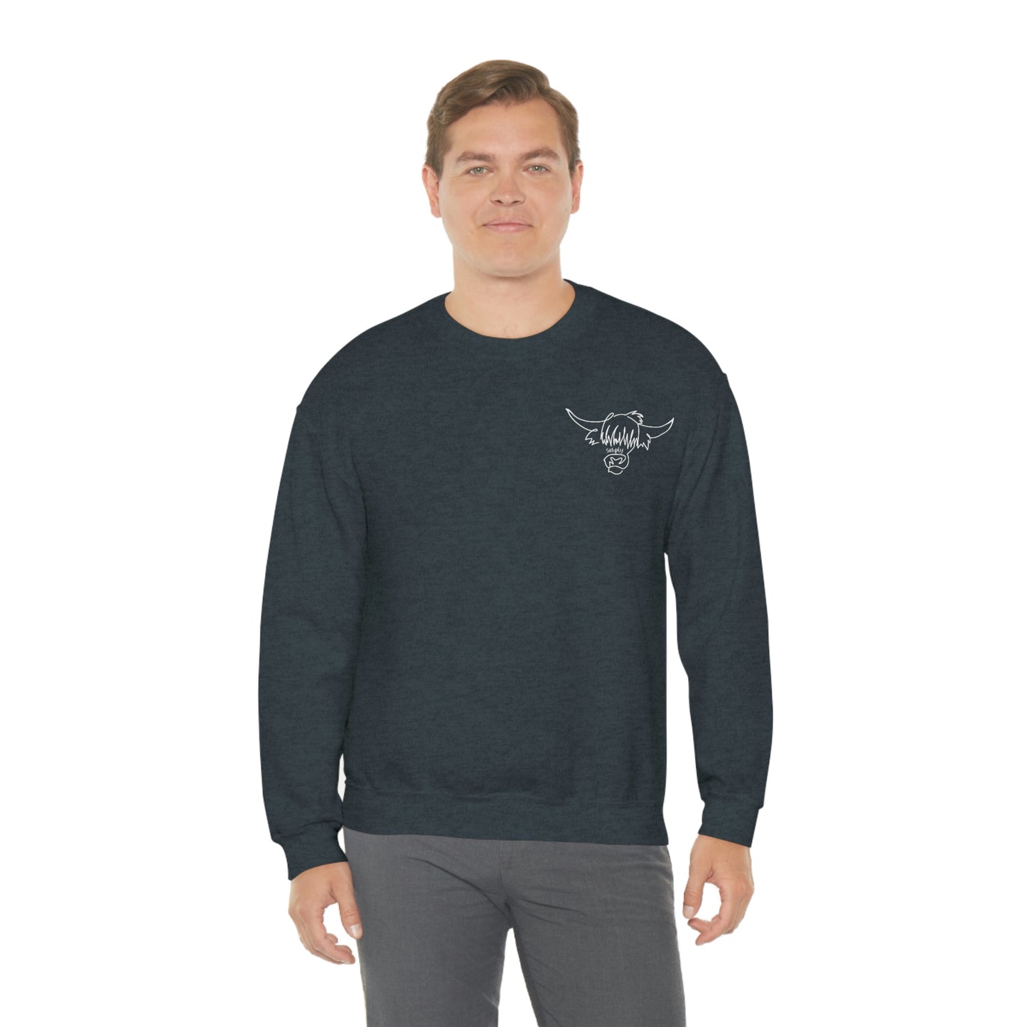 Simply Highland Cow Unisex Heavy Blend™ Crewneck Sweatshirt
