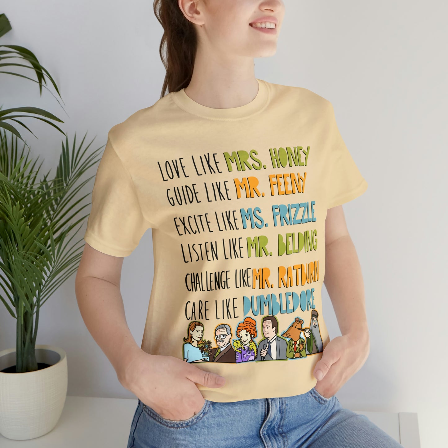 Love like miss honey favorite famous teacher shirt Unisex Jersey Short Sleeve Tee