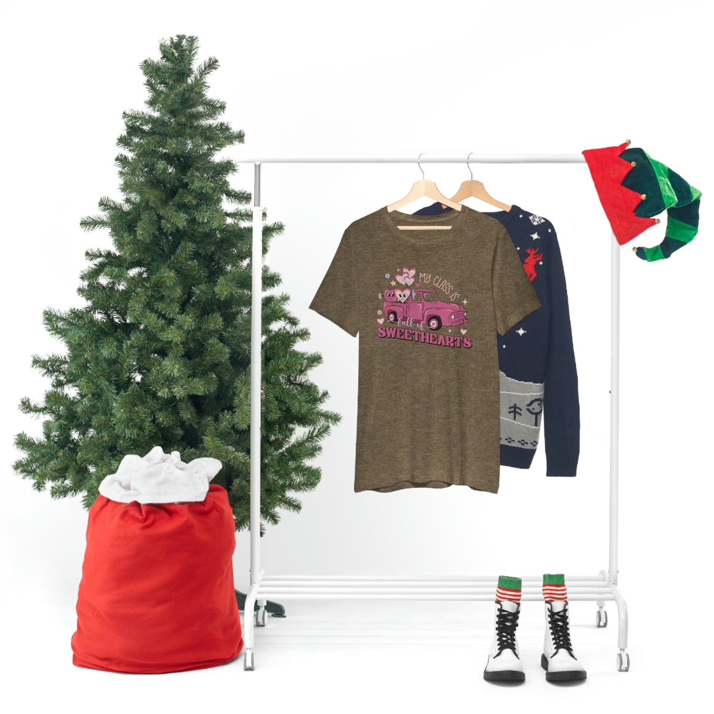 My Class is Full of Sweethearts Valentines day Unisex Jersey Short Sleeve Tee