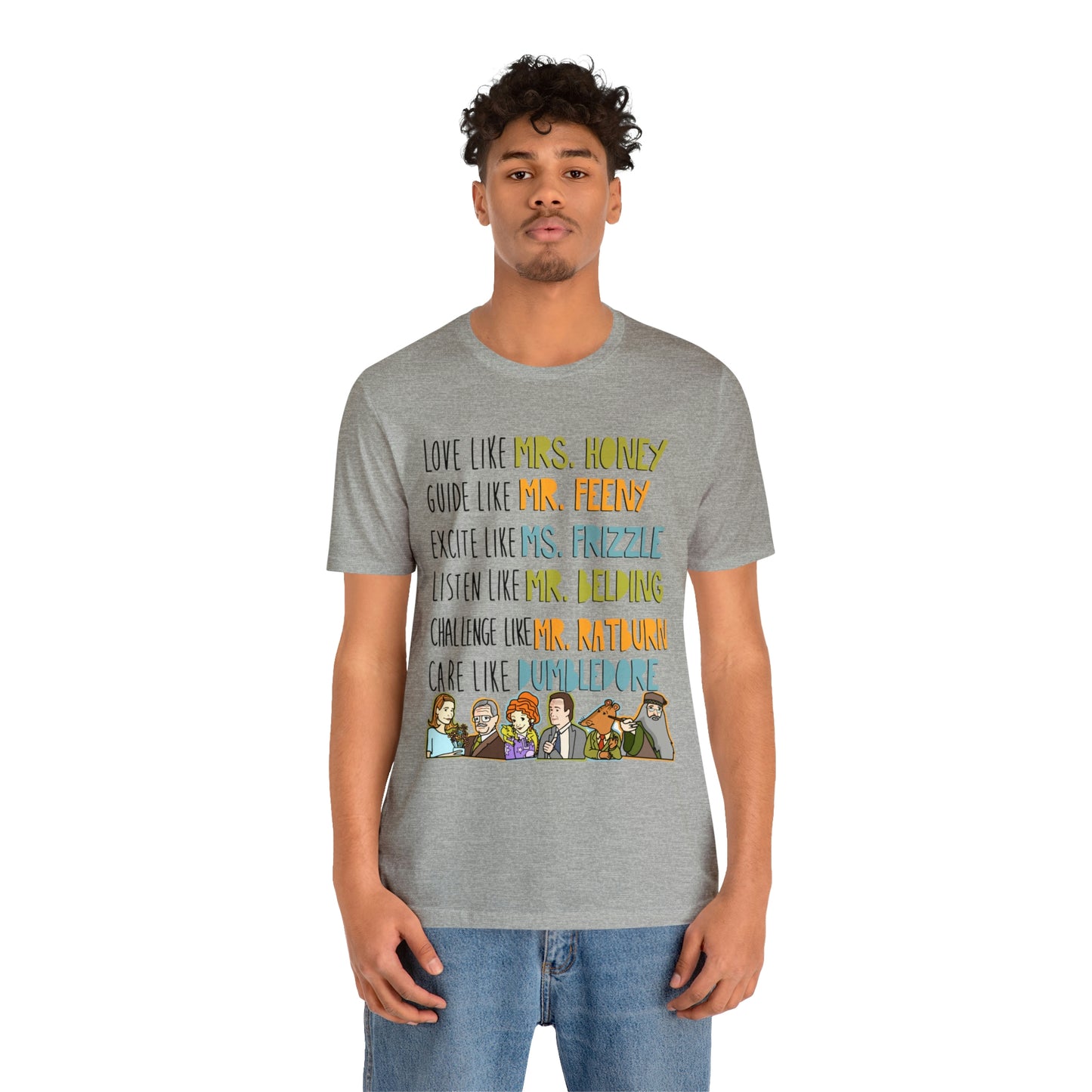 Love like miss honey favorite famous teacher shirt Unisex Jersey Short Sleeve Tee