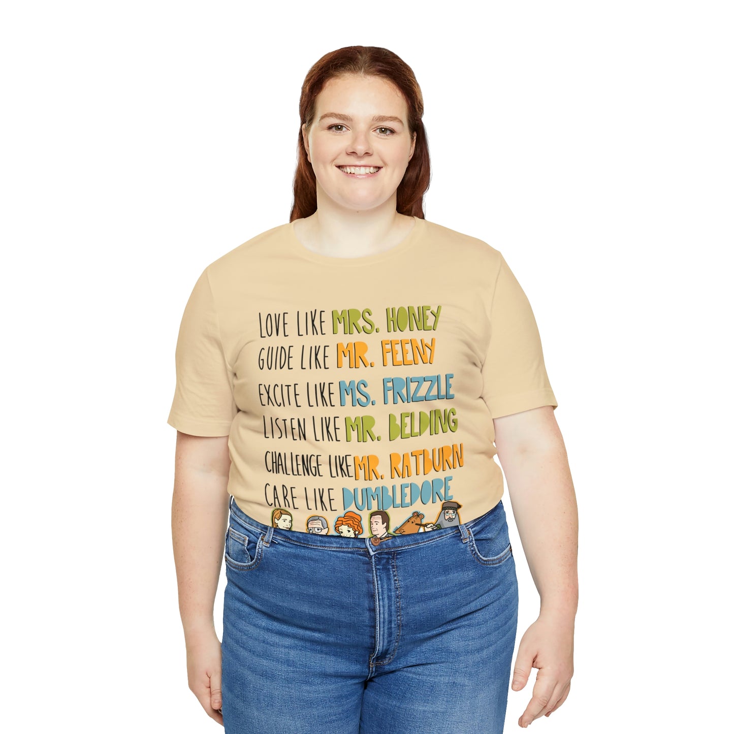 Love like miss honey favorite famous teacher shirt Unisex Jersey Short Sleeve Tee