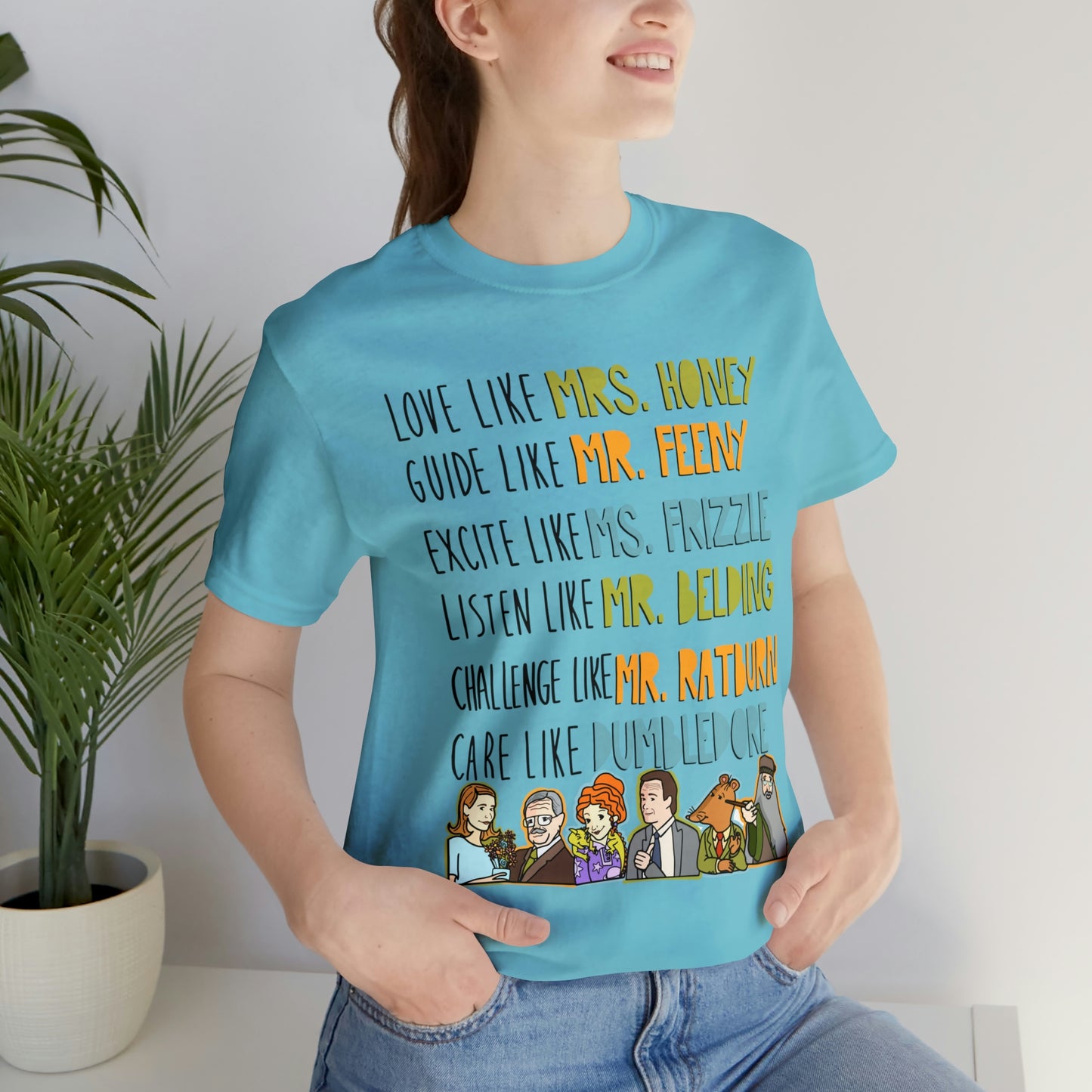 Love like miss honey favorite famous teacher shirt Unisex Jersey Short Sleeve Tee