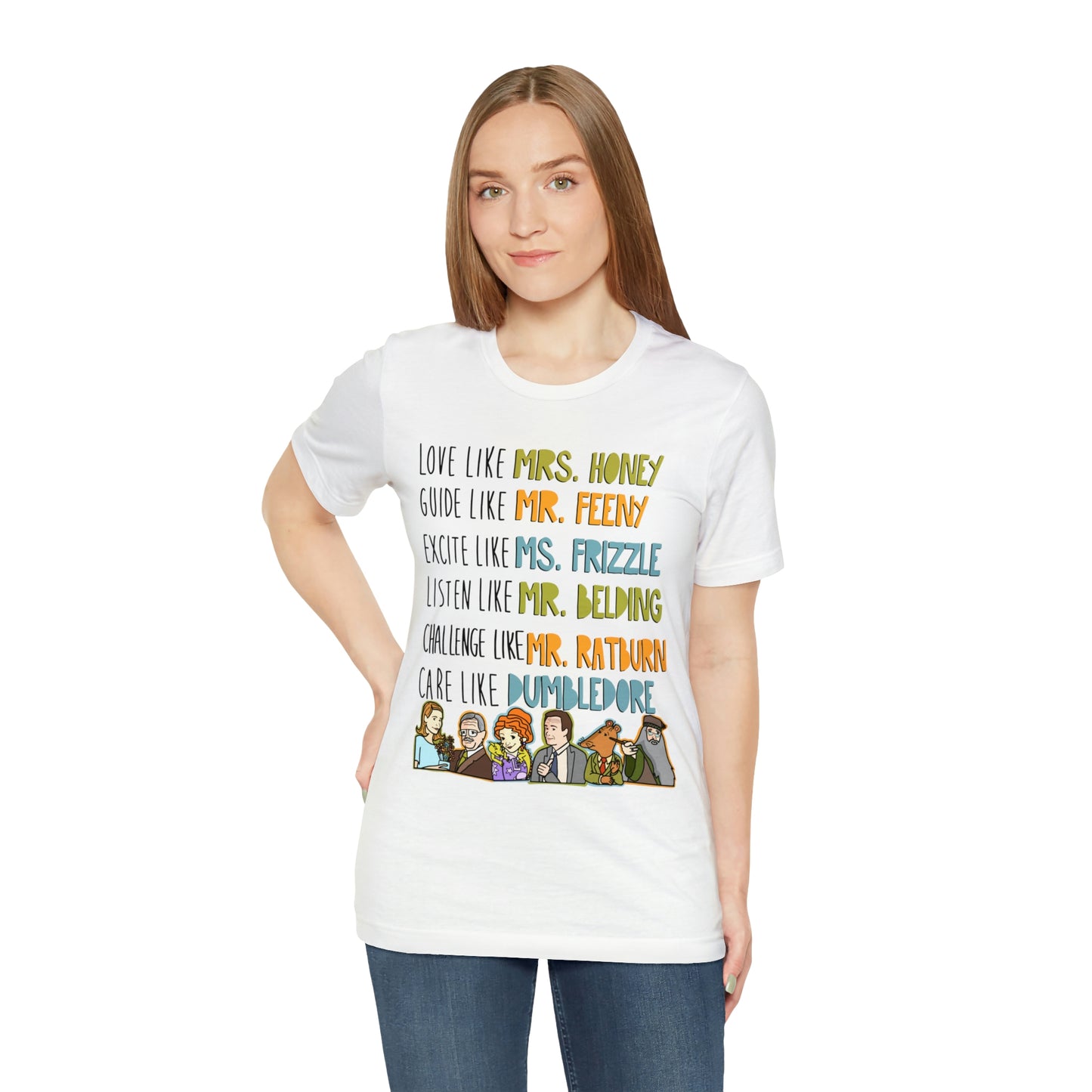 Love like miss honey favorite famous teacher shirt Unisex Jersey Short Sleeve Tee