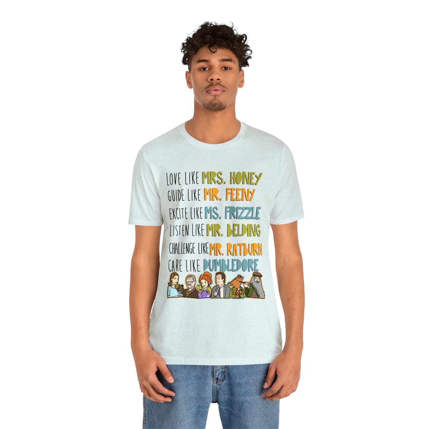 Love like miss honey favorite famous teacher shirt Unisex Jersey Short Sleeve Tee