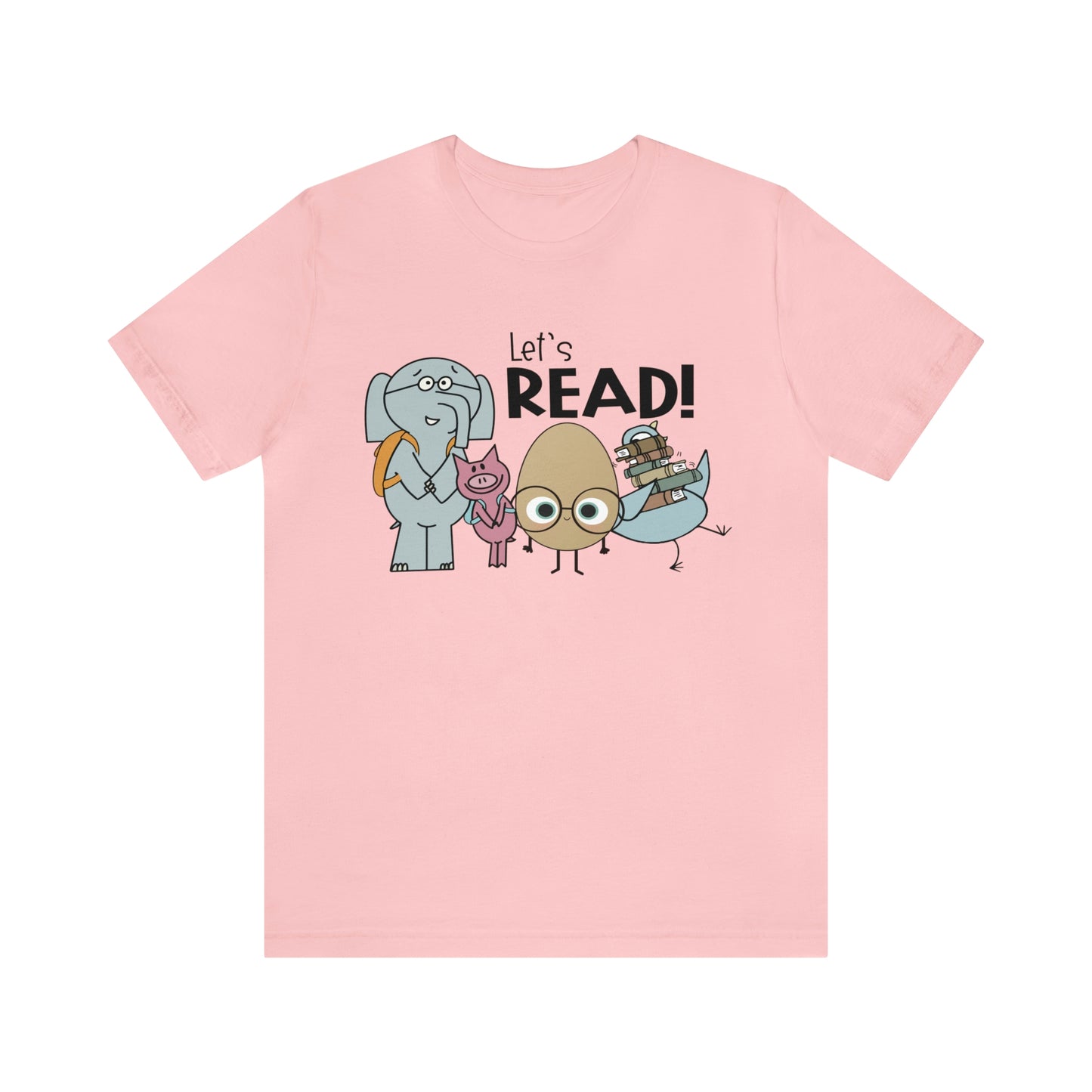 Lets Read Favorite picture book character teacher shirt Unisex Jersey Short Sleeve Tee