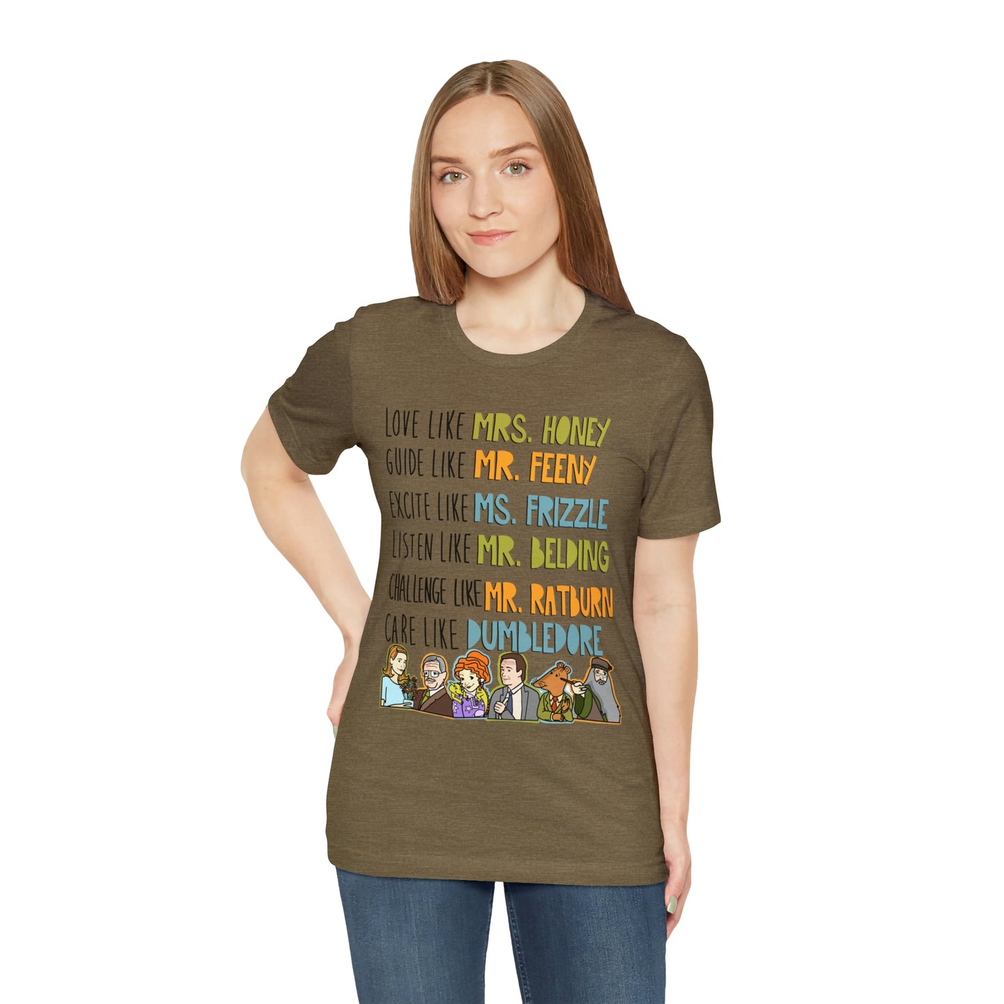 Love like miss honey favorite famous teacher shirt Unisex Jersey Short Sleeve Tee