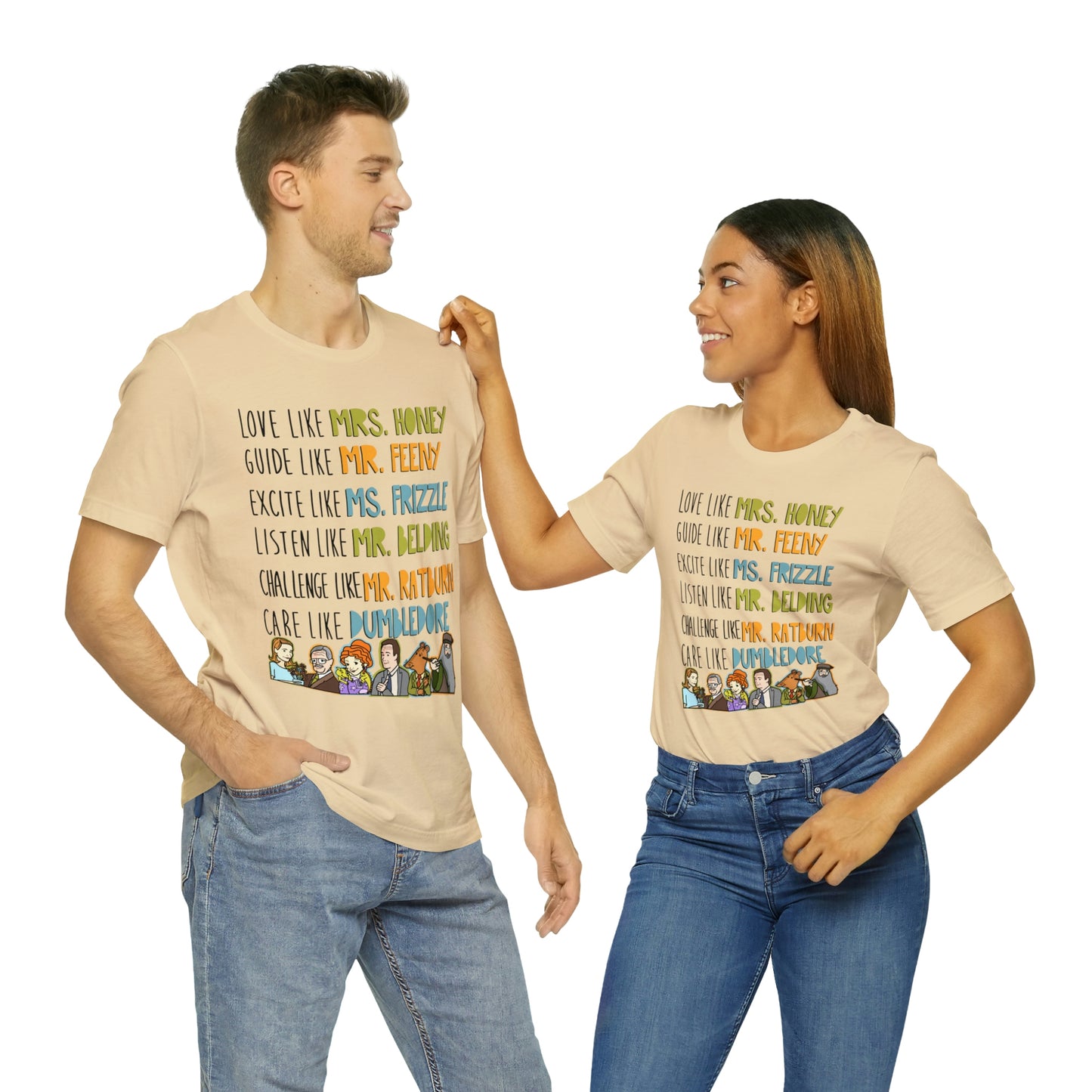 Love like miss honey favorite famous teacher shirt Unisex Jersey Short Sleeve Tee