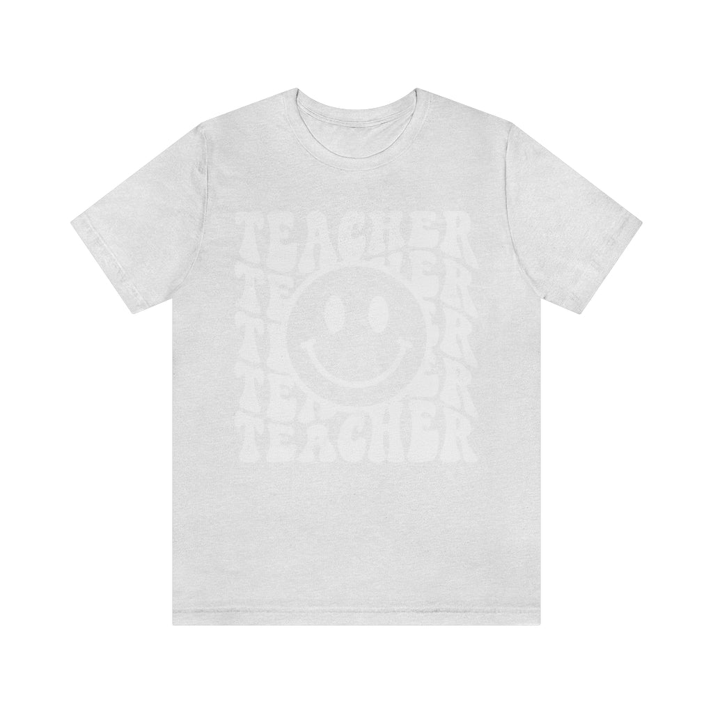 Groovy Teacher Retro Unisex Jersey Short Sleeve Tee