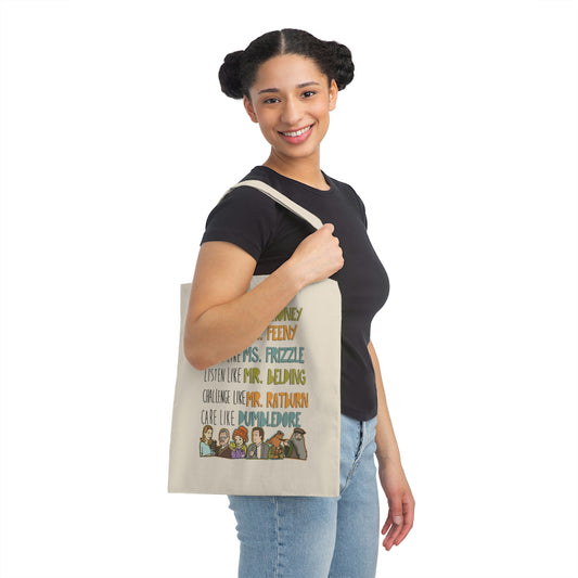 famous favorite teacher Canvas Tote Bag