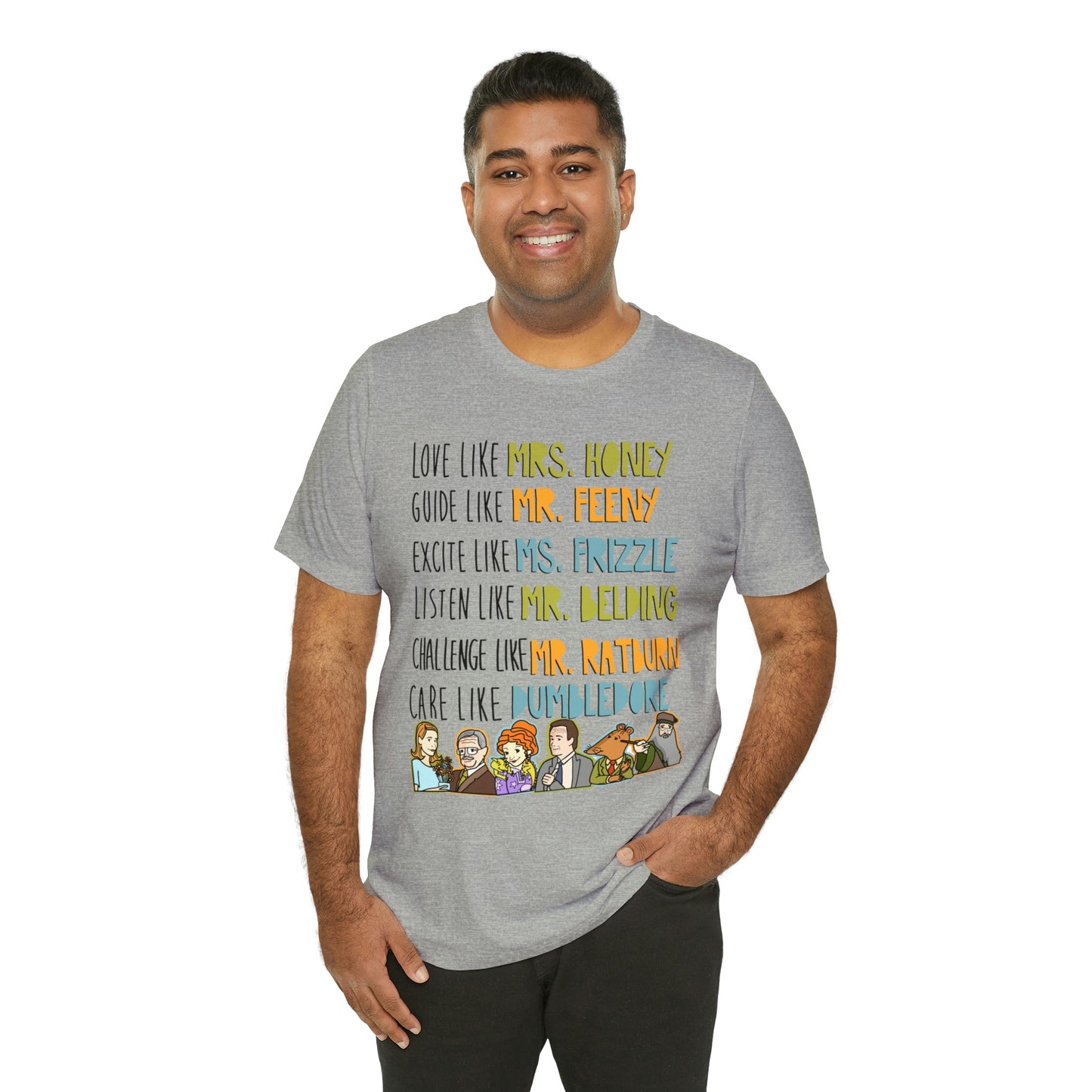 Love like miss honey favorite famous teacher shirt Unisex Jersey Short Sleeve Tee
