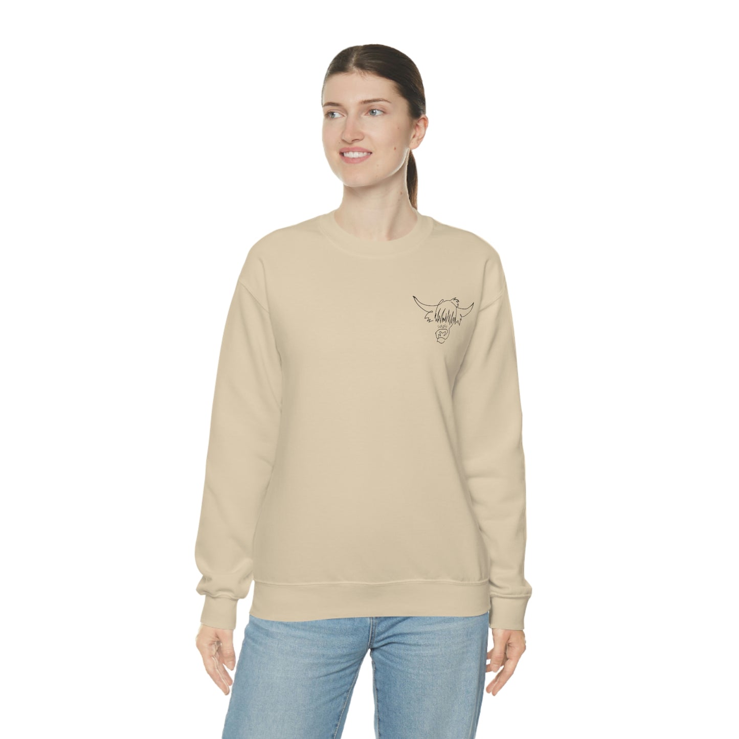 Simply Highland Cow Unisex Heavy Blend™ Crewneck Sweatshirt