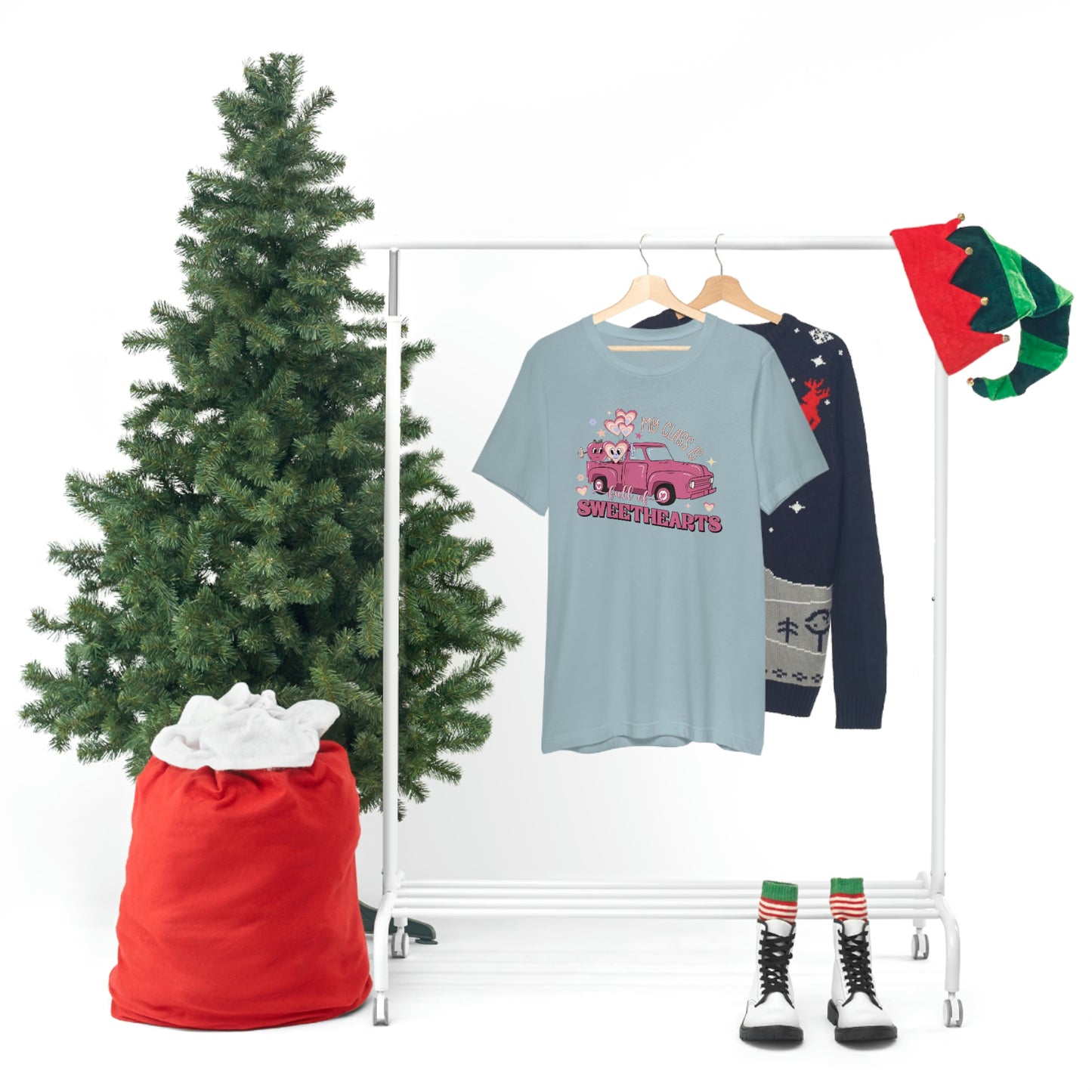 My Class is Full of Sweethearts Valentines day Unisex Jersey Short Sleeve Tee