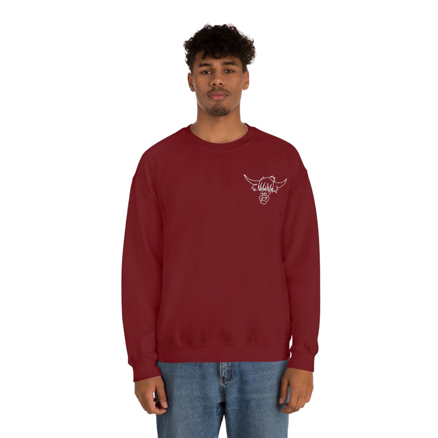 Simply Highland Cow Unisex Heavy Blend™ Crewneck Sweatshirt