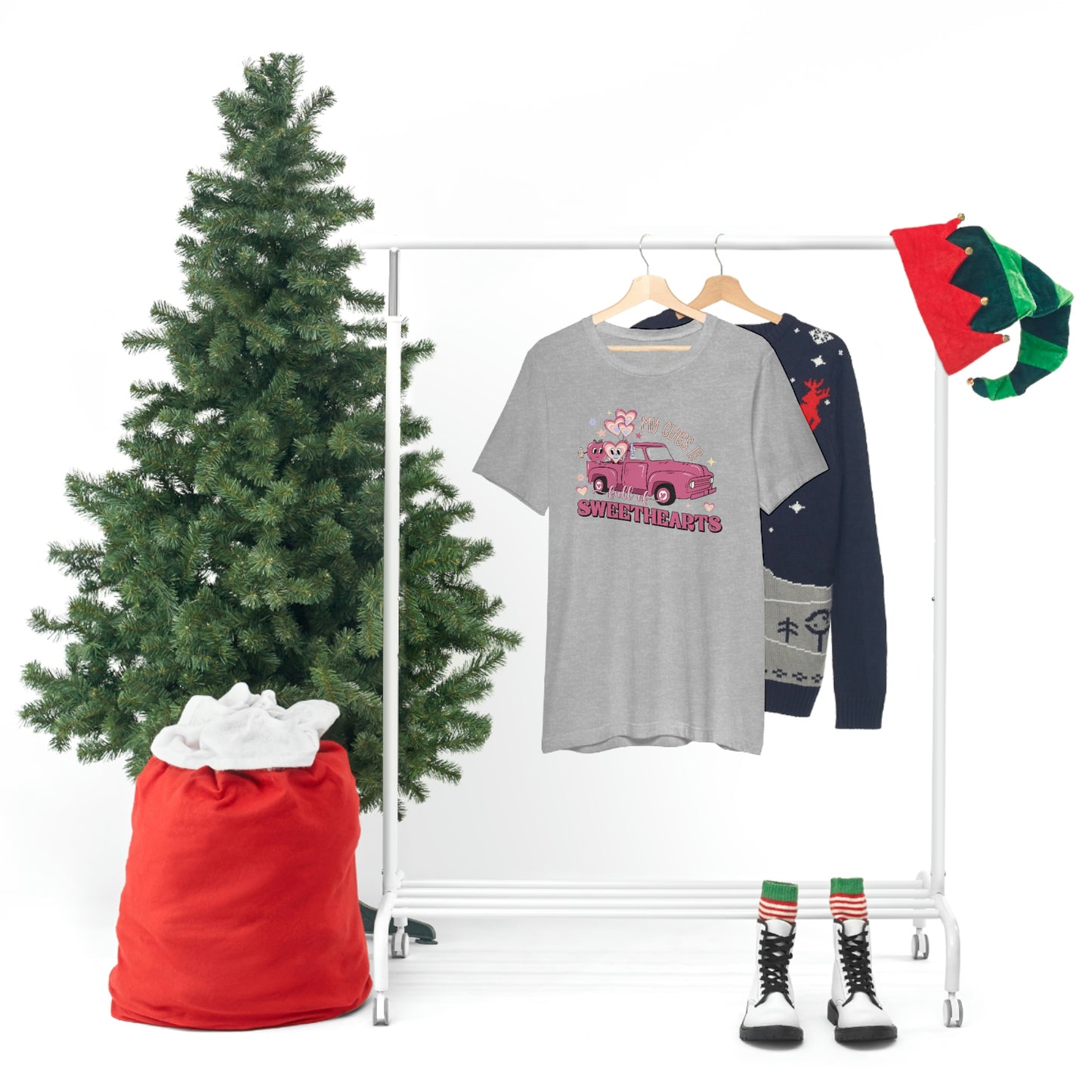 My Class is Full of Sweethearts Valentines day Unisex Jersey Short Sleeve Tee