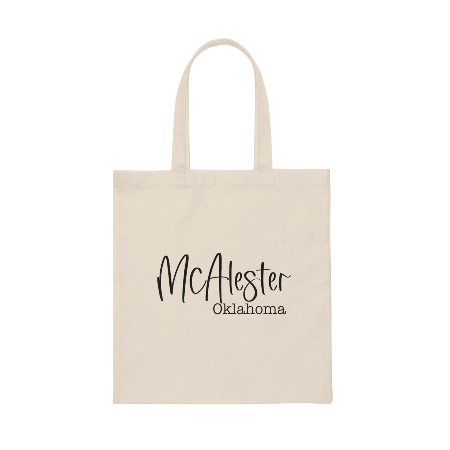 mcalester oklahoma Canvas Tote Bag