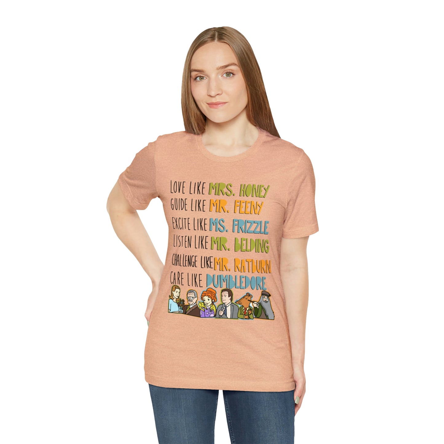 Love like miss honey favorite famous teacher shirt Unisex Jersey Short Sleeve Tee