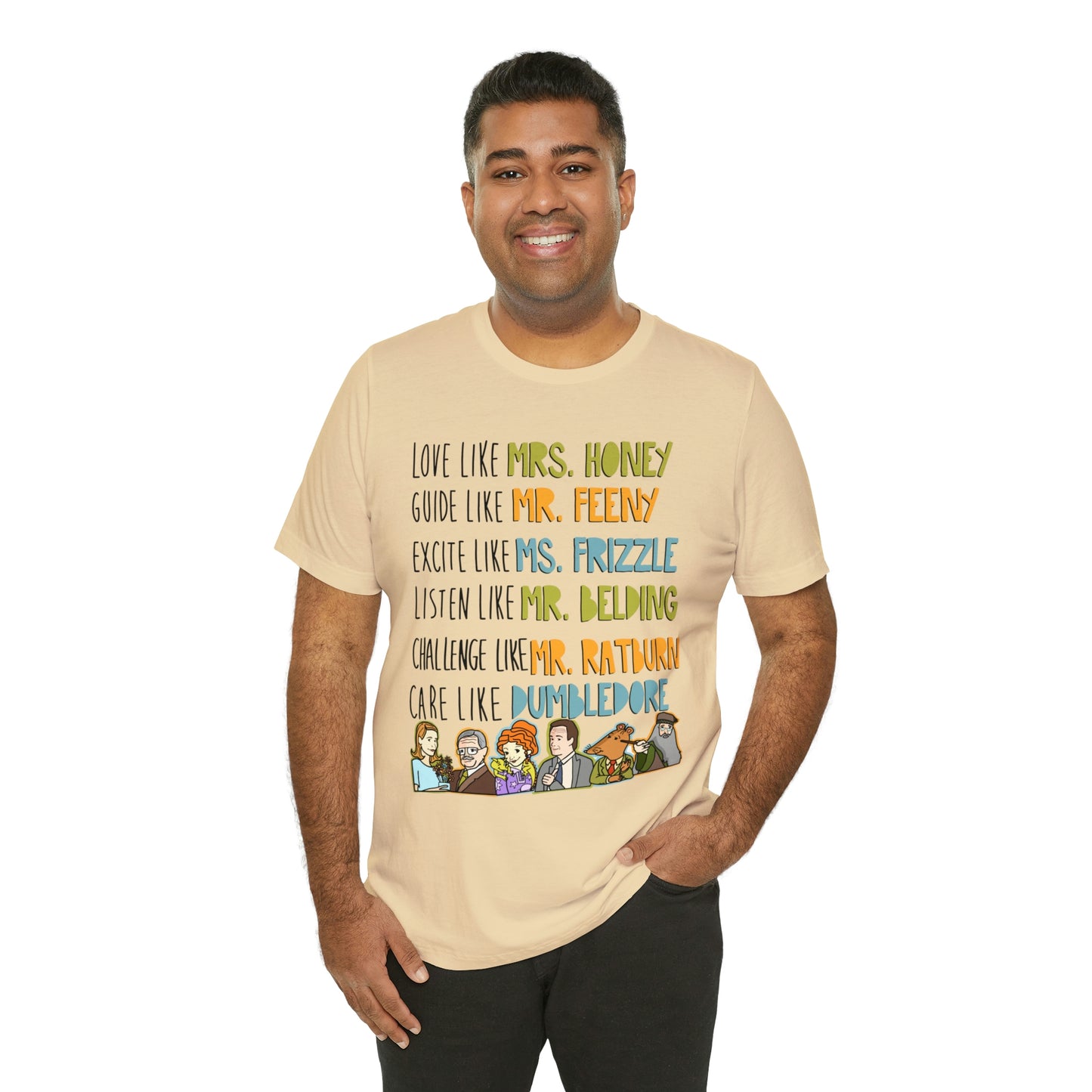 Love like miss honey favorite famous teacher shirt Unisex Jersey Short Sleeve Tee
