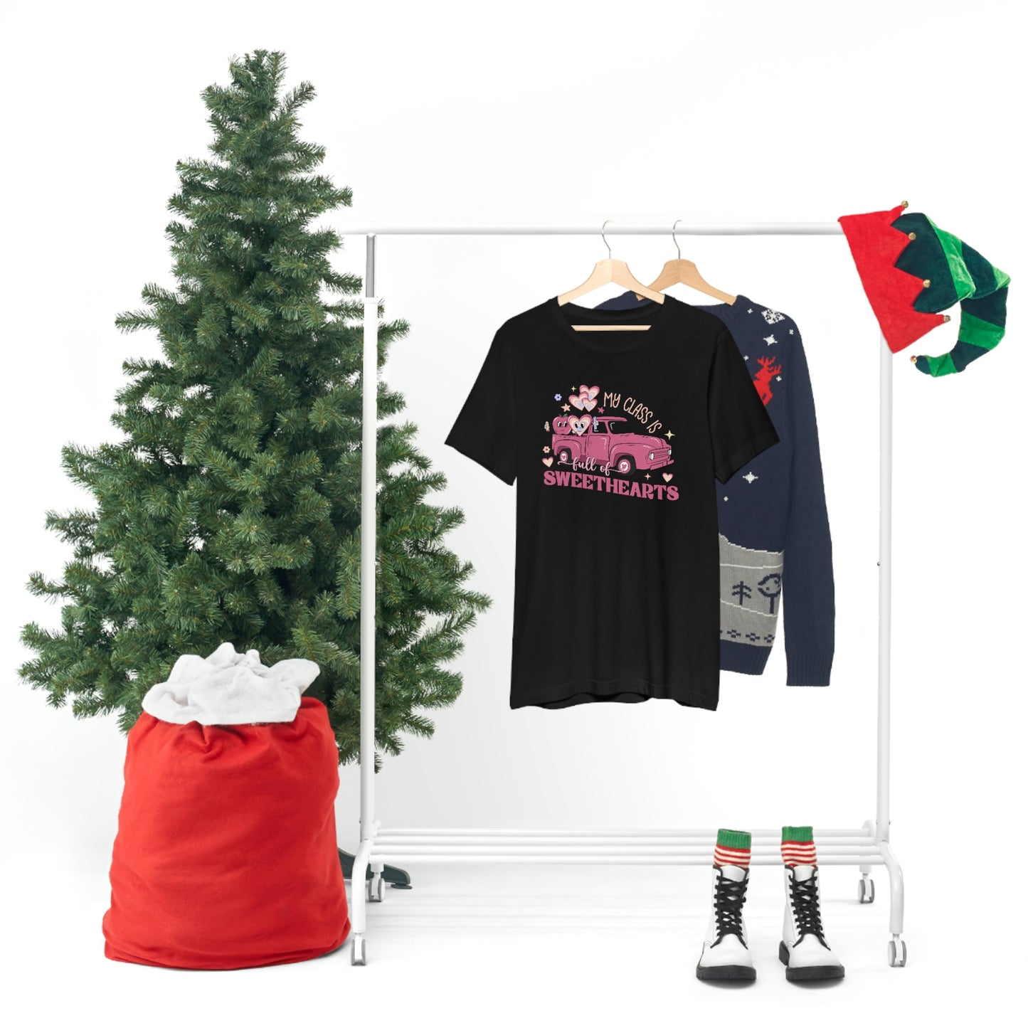 My Class is Full of Sweethearts Valentines day Unisex Jersey Short Sleeve Tee