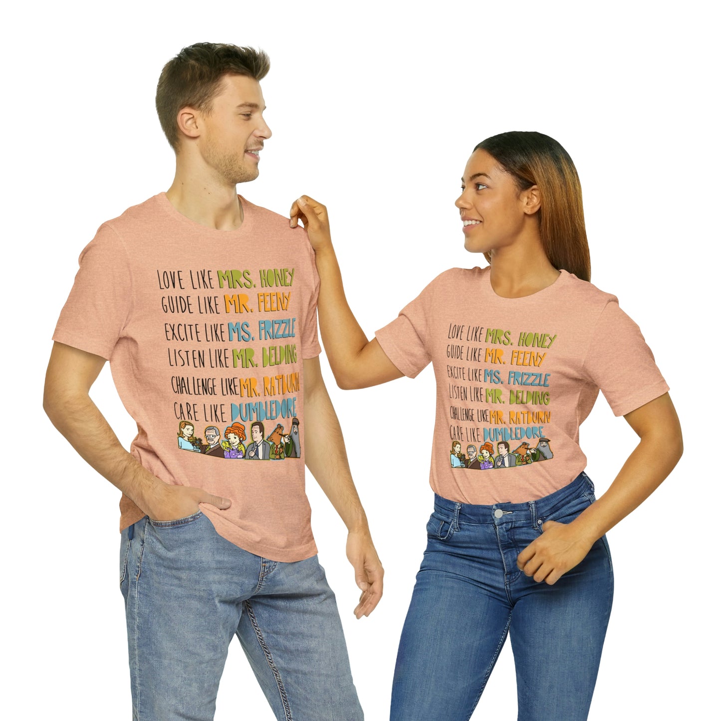 Love like miss honey favorite famous teacher shirt Unisex Jersey Short Sleeve Tee