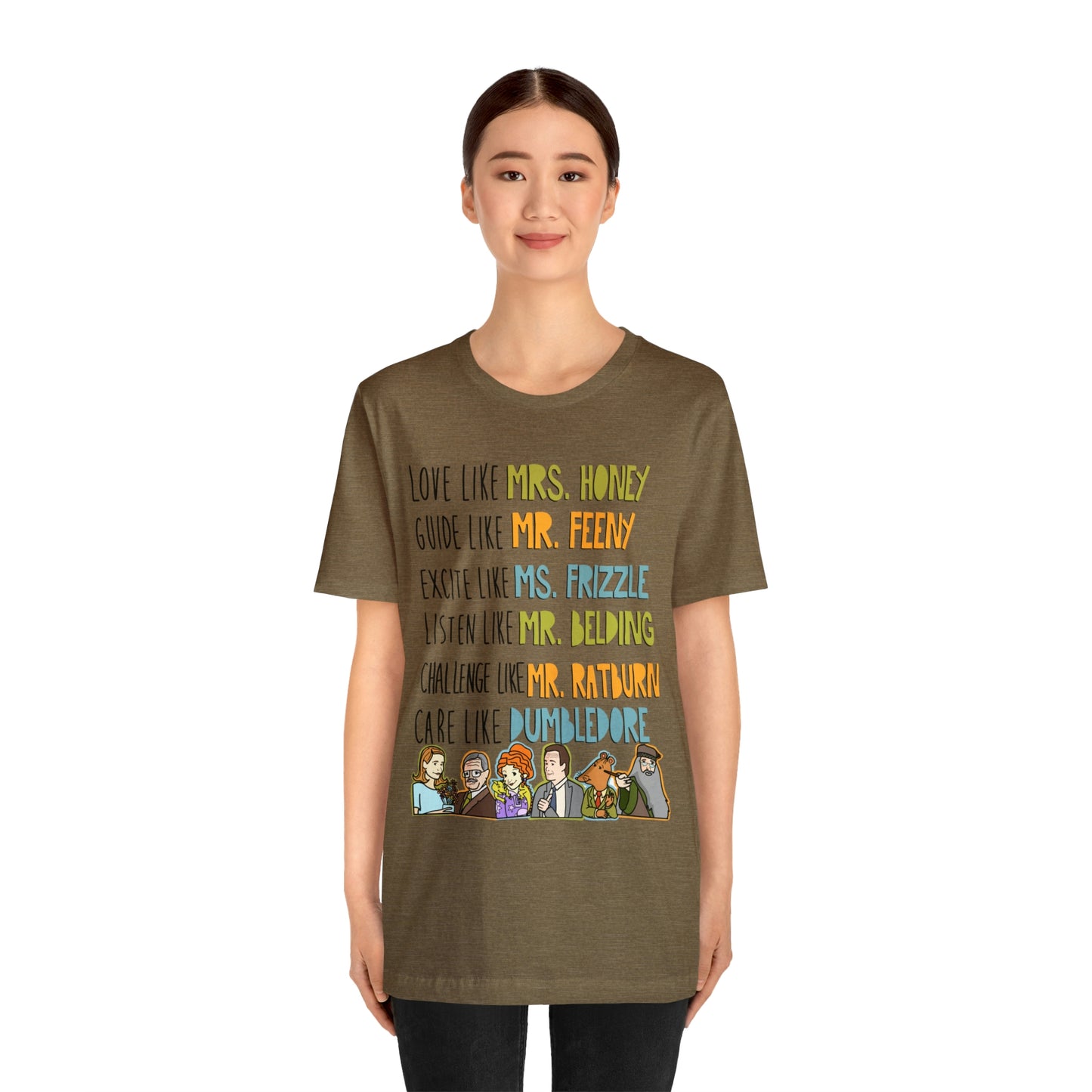 Love like miss honey favorite famous teacher shirt Unisex Jersey Short Sleeve Tee