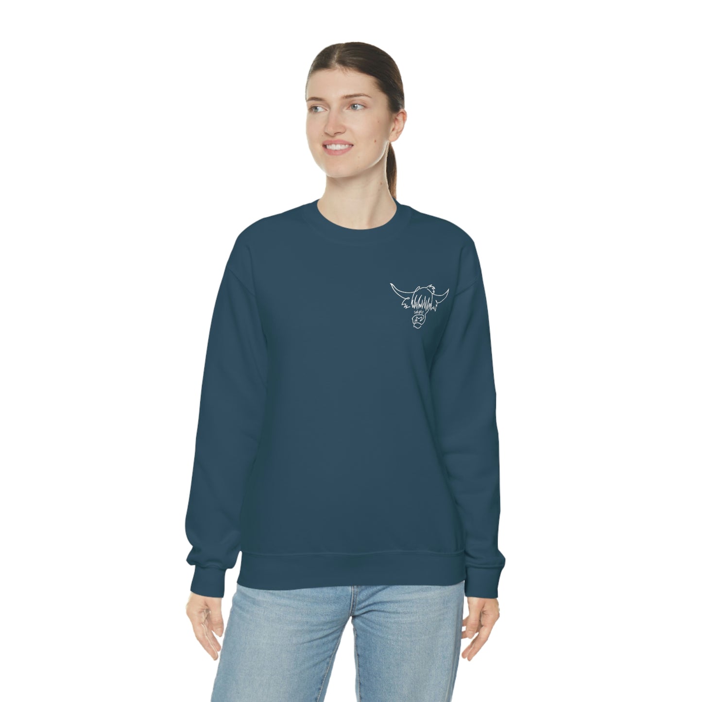 Simply Highland Cow Unisex Heavy Blend™ Crewneck Sweatshirt