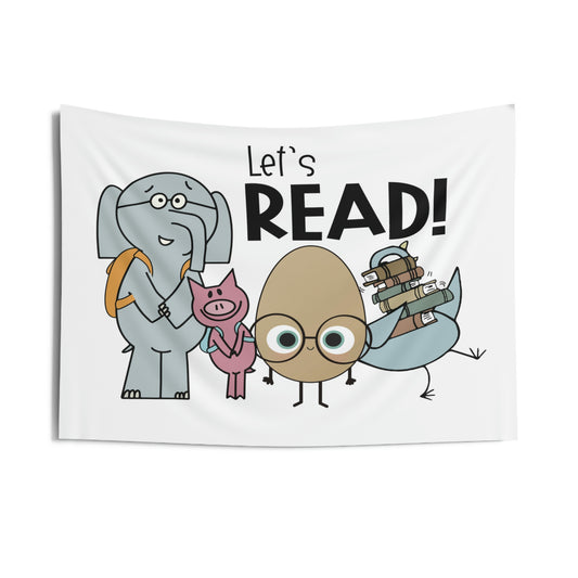 Let's Read Classroom Library Books Picture Book Indoor Wall Tapestries