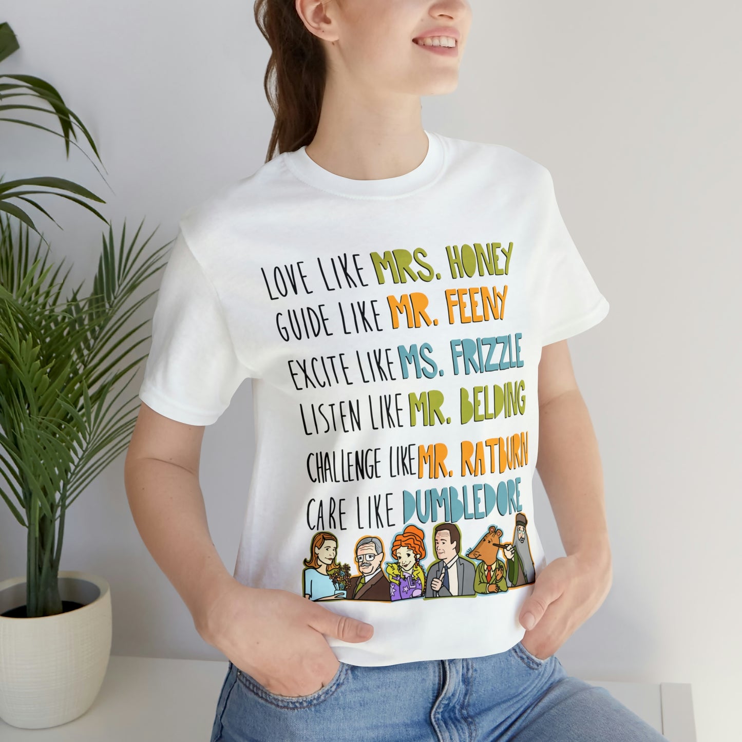 Love like miss honey favorite famous teacher shirt Unisex Jersey Short Sleeve Tee