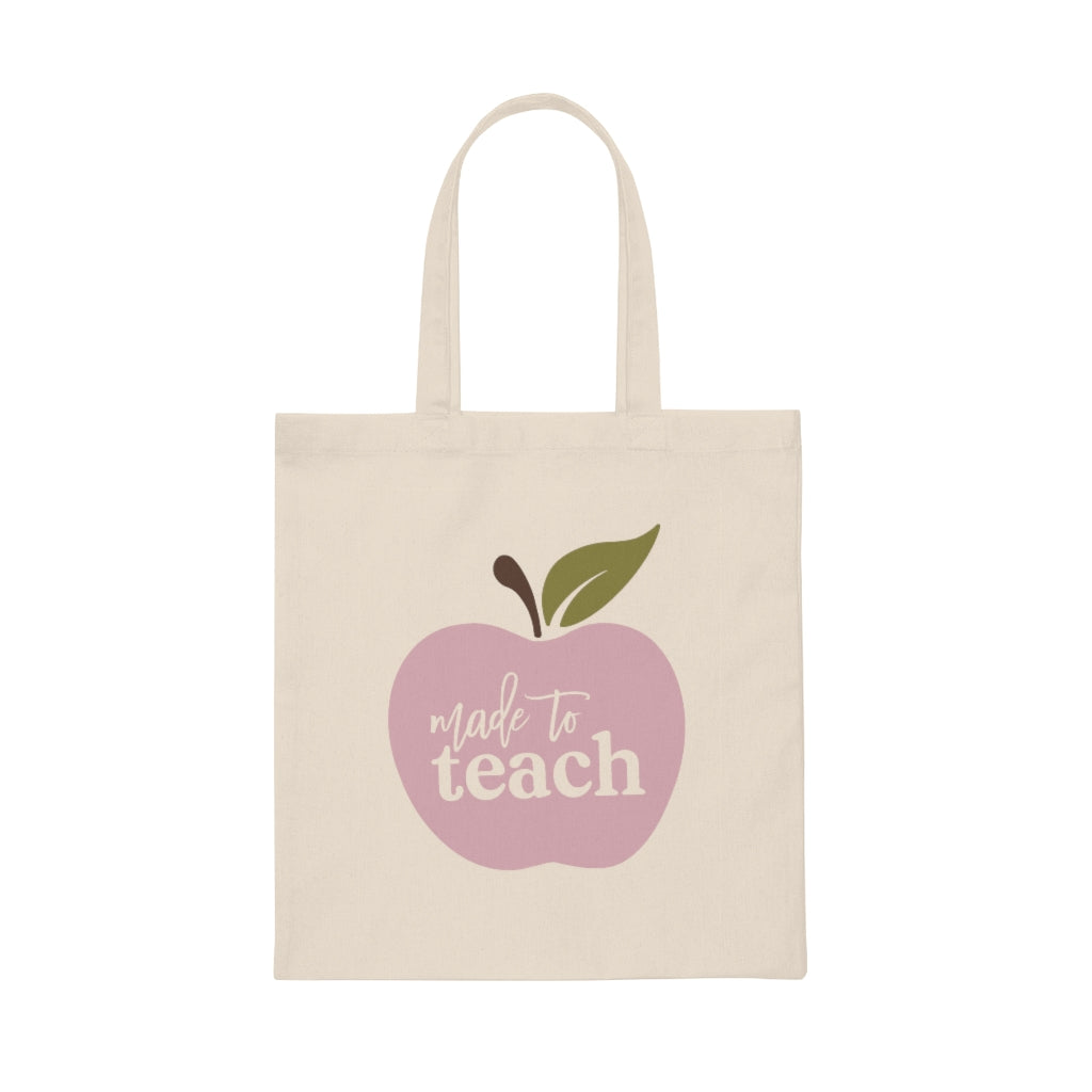 Made to Teach Teacher Grading paper Canvas Tote Bag