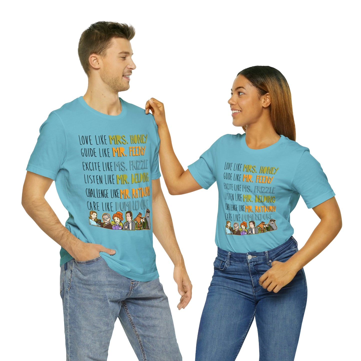 Love like miss honey favorite famous teacher shirt Unisex Jersey Short Sleeve Tee