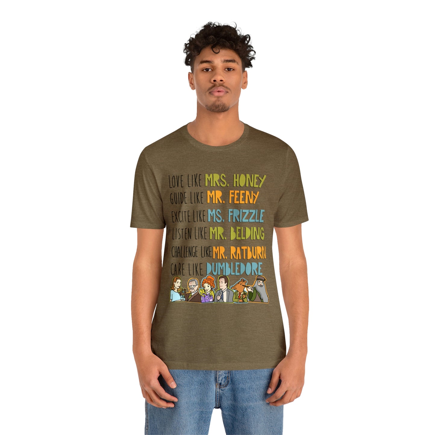 Love like miss honey favorite famous teacher shirt Unisex Jersey Short Sleeve Tee