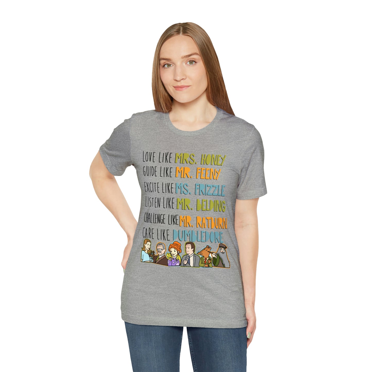 Love like miss honey favorite famous teacher shirt Unisex Jersey Short Sleeve Tee