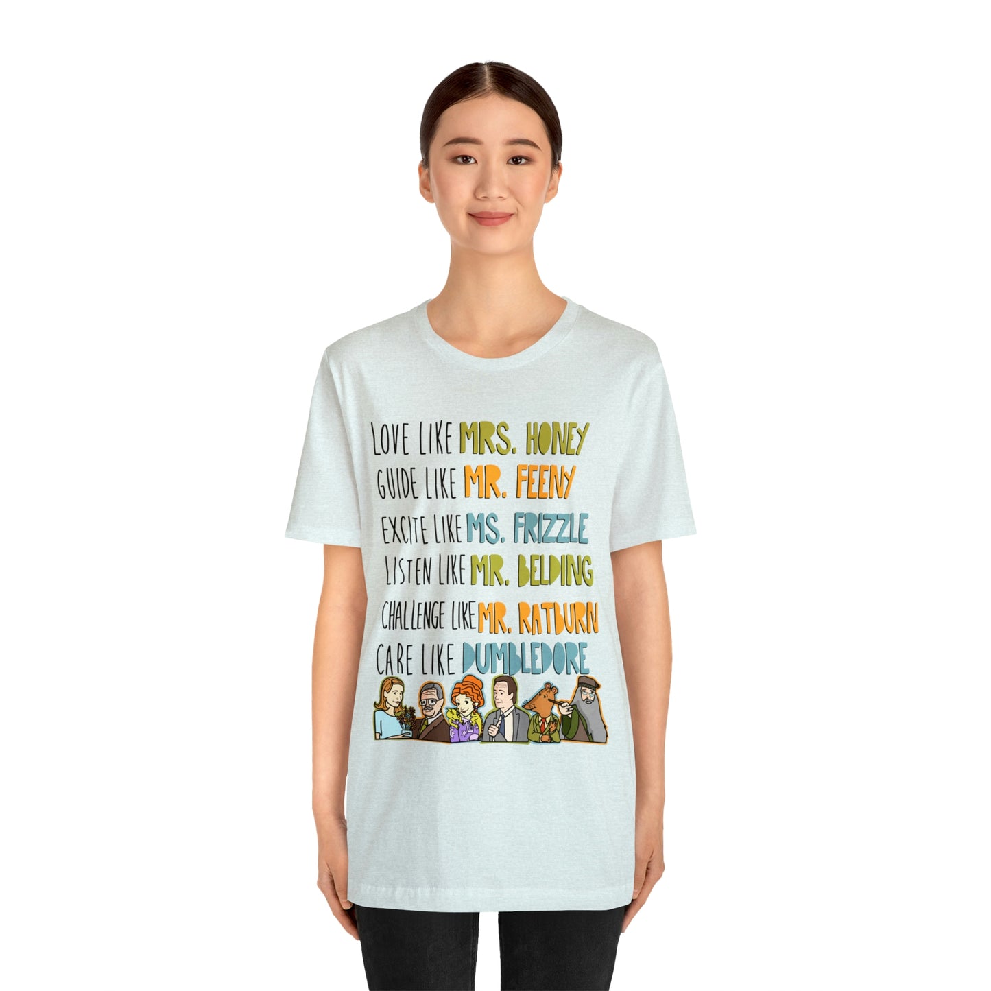 Love like miss honey favorite famous teacher shirt Unisex Jersey Short Sleeve Tee